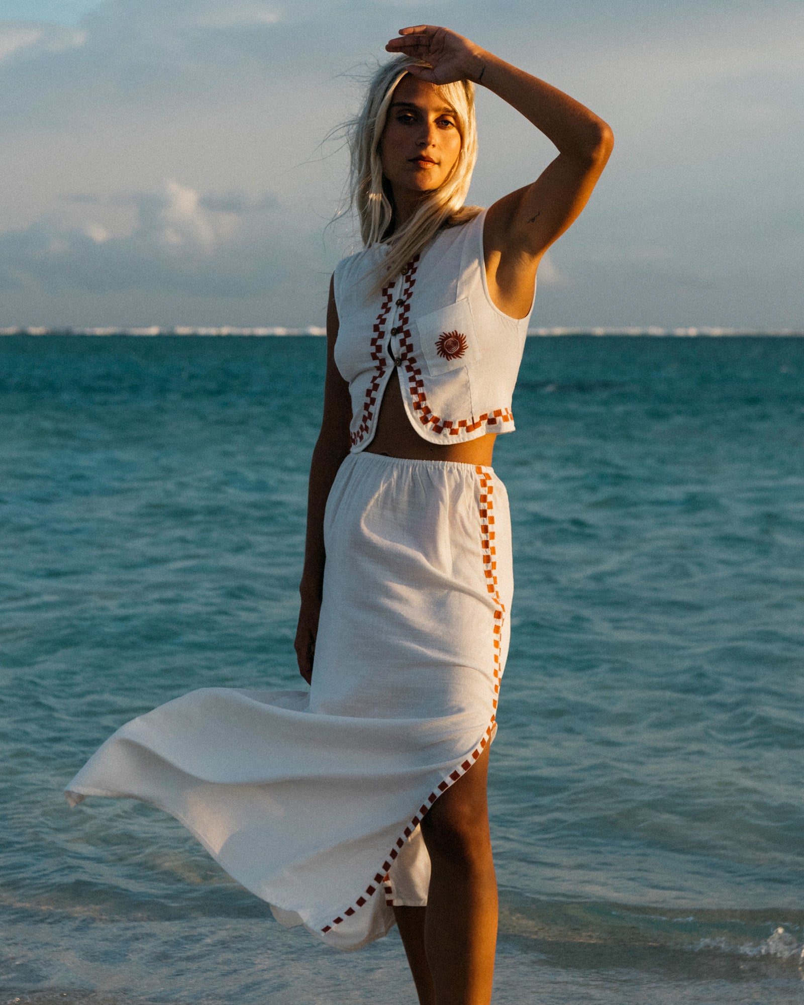 Womens Secret Cove Midi Skirt