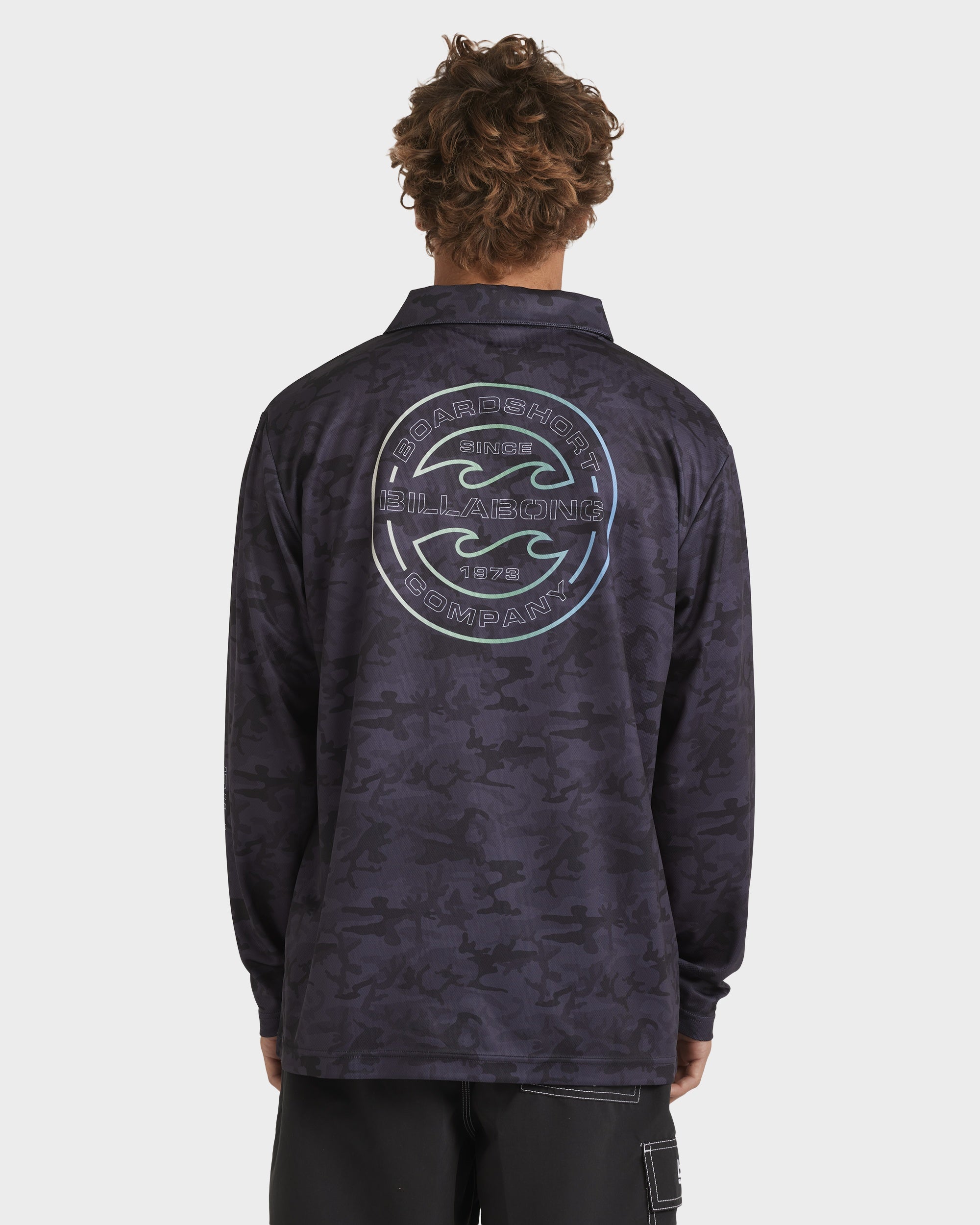 Mens Fisho Long Sleeve Rash Vest