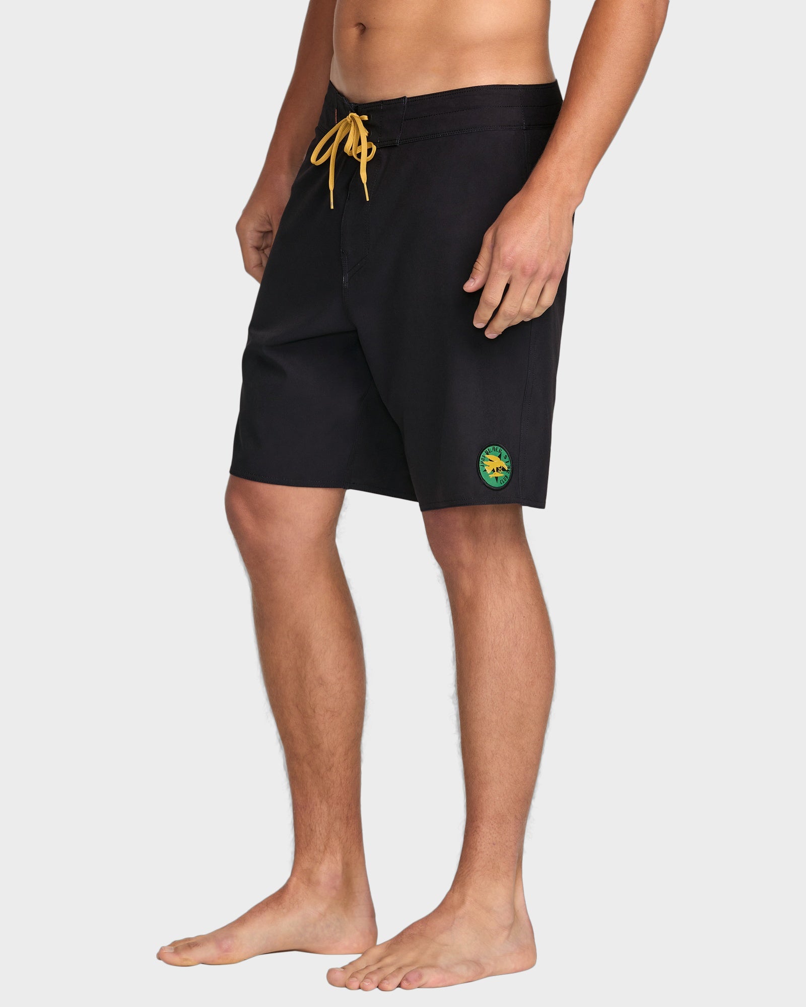 Mens Black Star Surf Pro 18.5" Boardshorts
