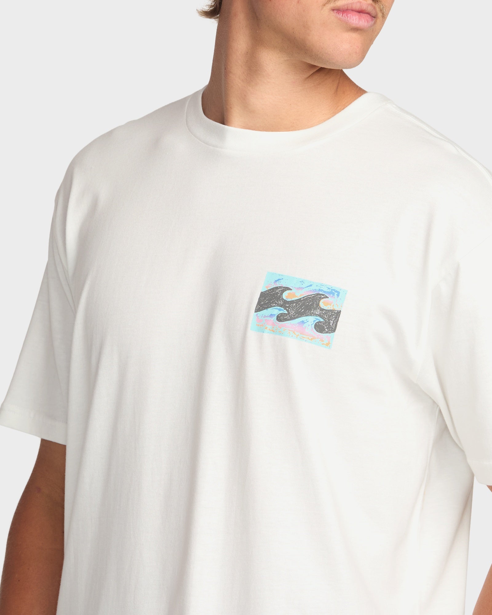 Mens Crayon Wave Premium T-Shirt