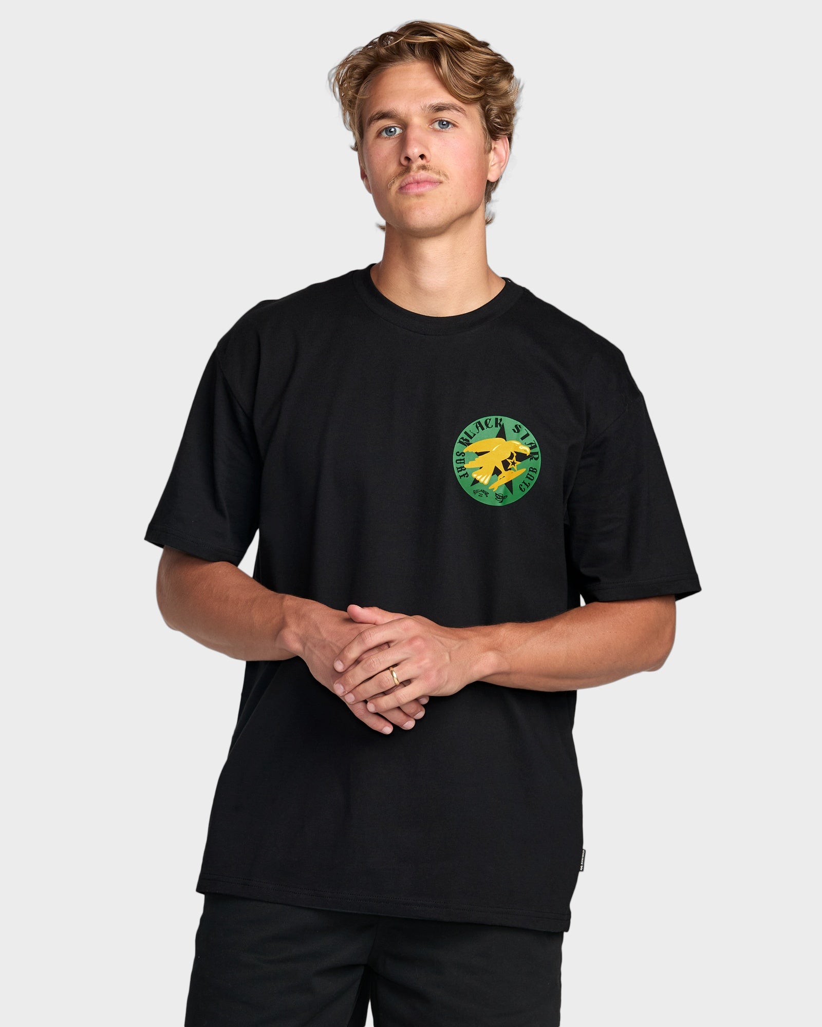 Mens Black Star T-Shirt