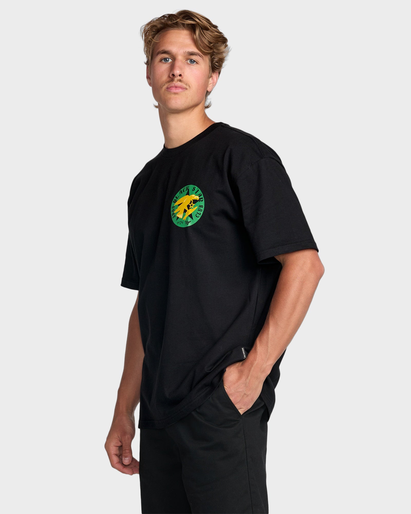 Mens Black Star T-Shirt