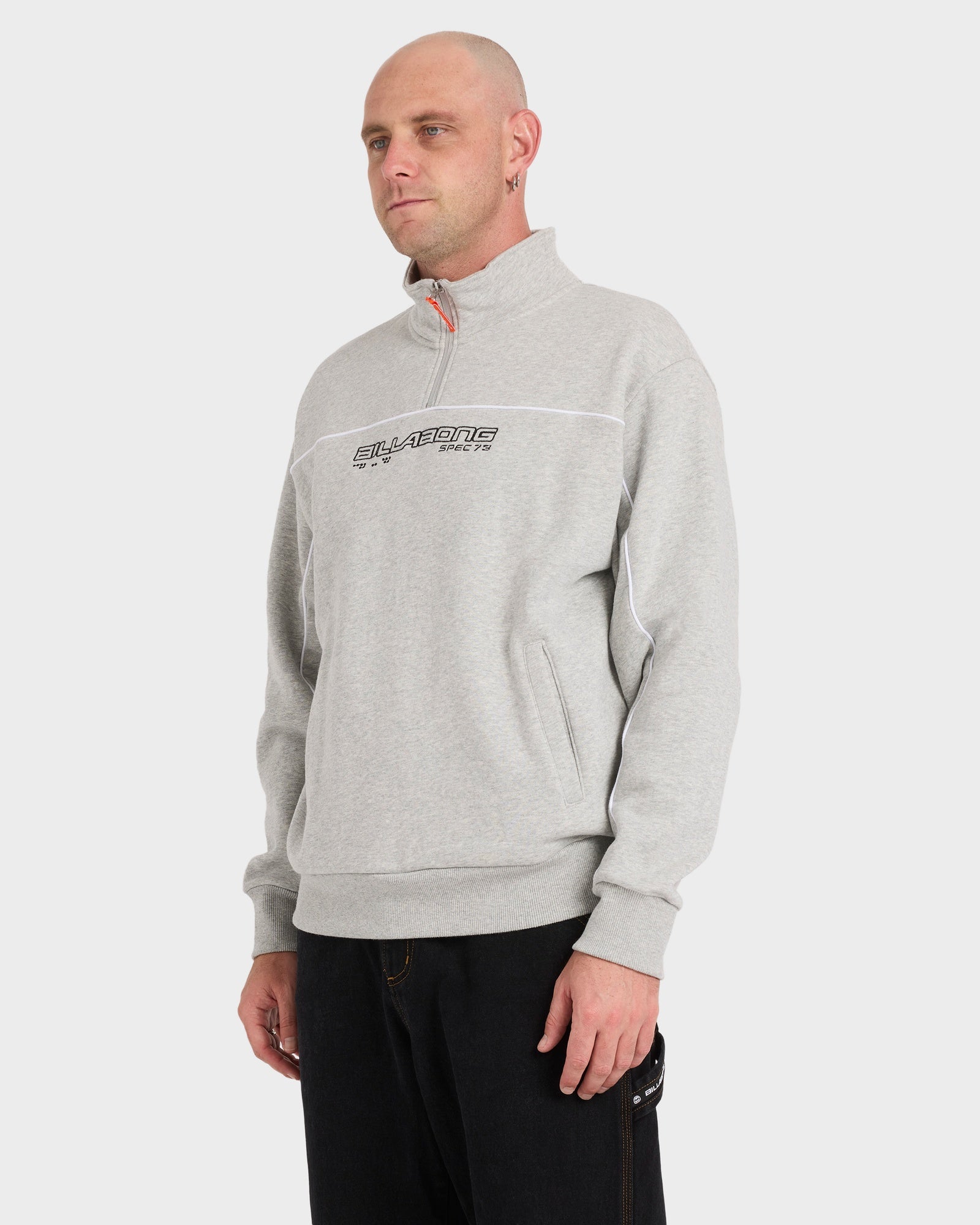 Mens Spec 73 Quarter Zip Fleece Pullover