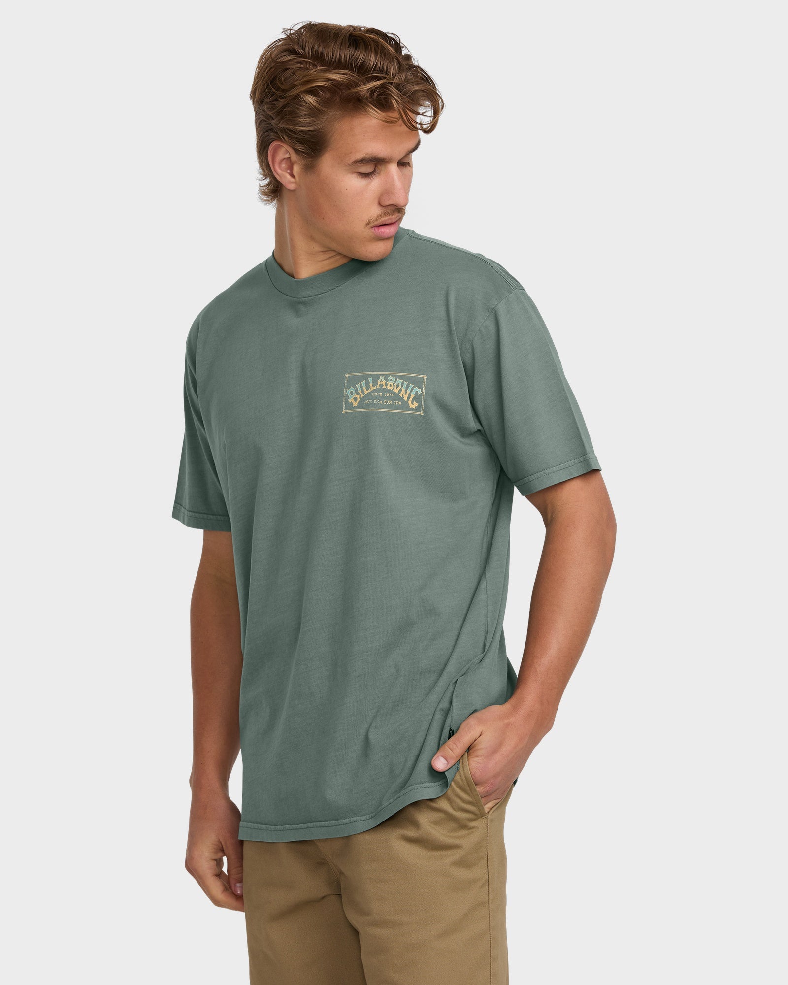 Mens Original Arch Premium Wave Washed T-Shirt