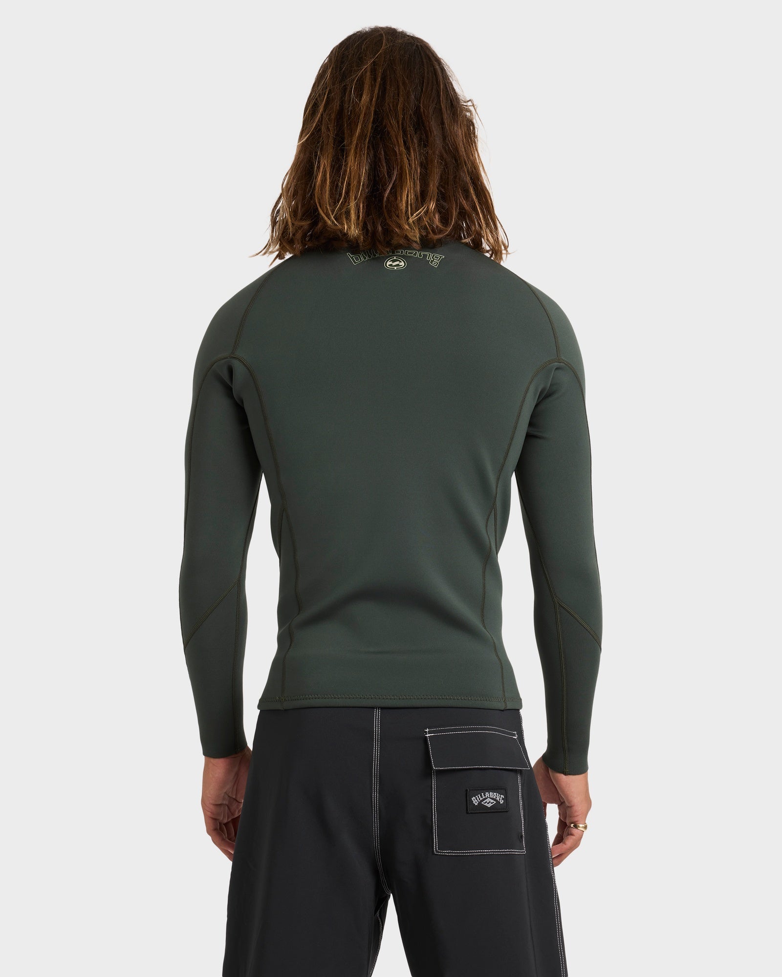 Mens 1/1mm Absolute Natural Long Sleeve Wetsuit Top