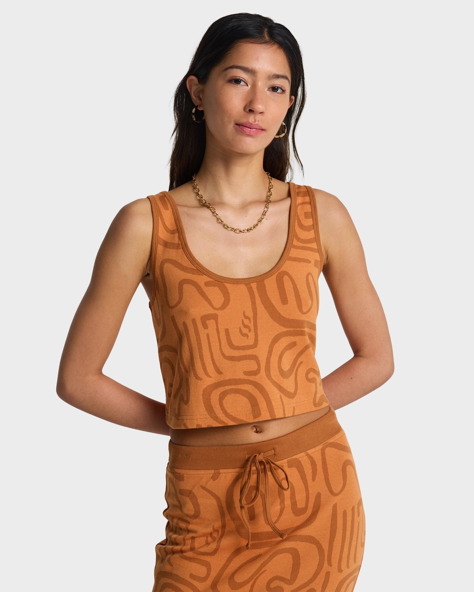 Womens Embers Knit Tank Top