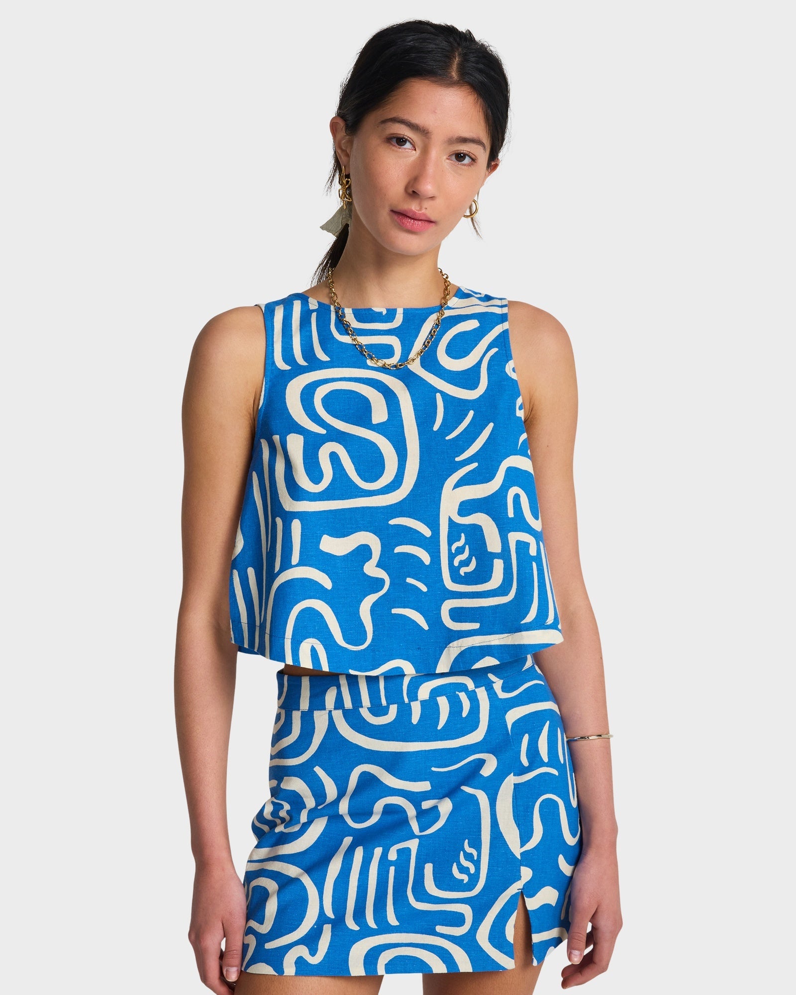 Womens So Breezy Woven Top