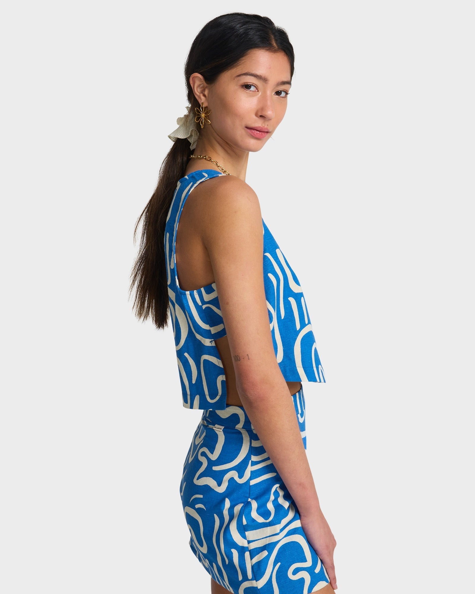 Womens So Breezy Woven Top