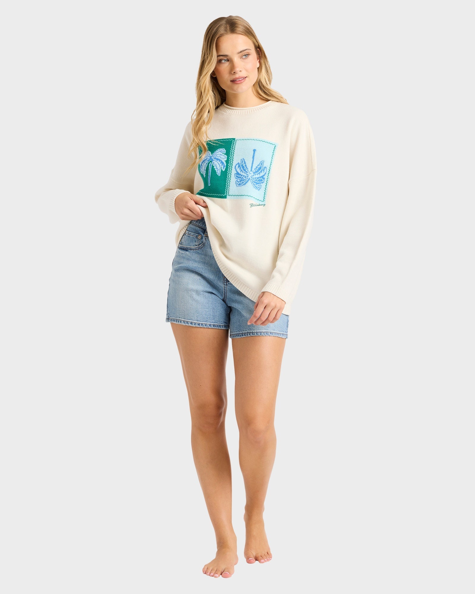 Womens Double Take Sweater
