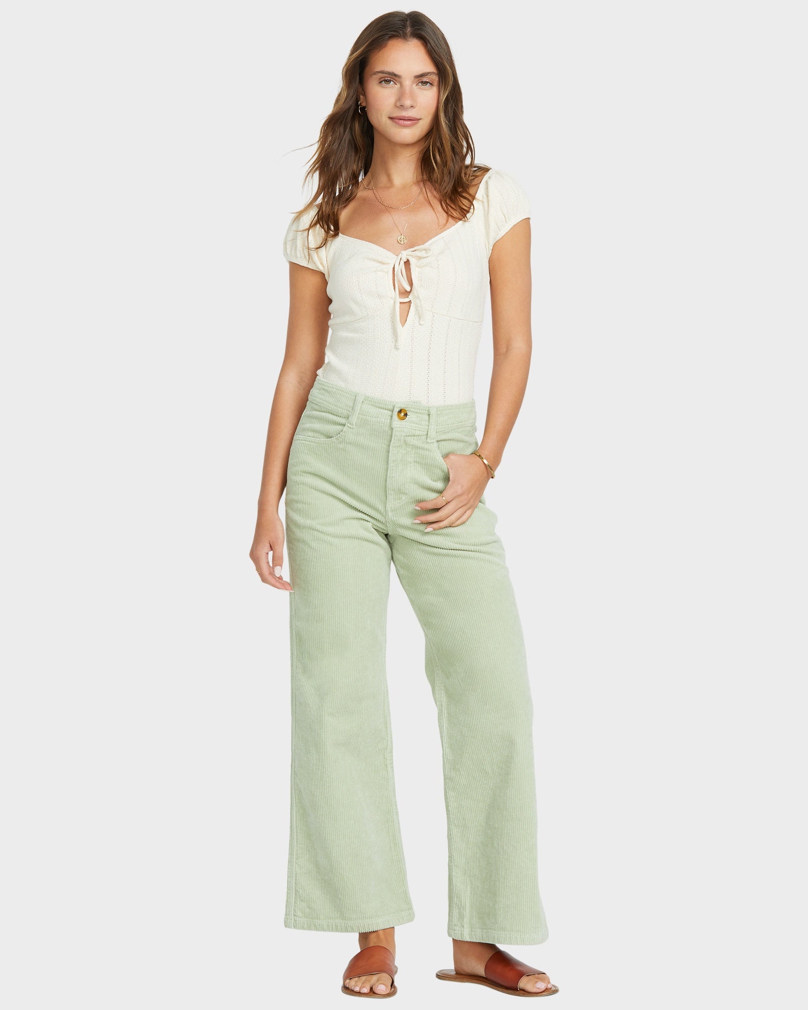Womens Be Free Corduroy Pants