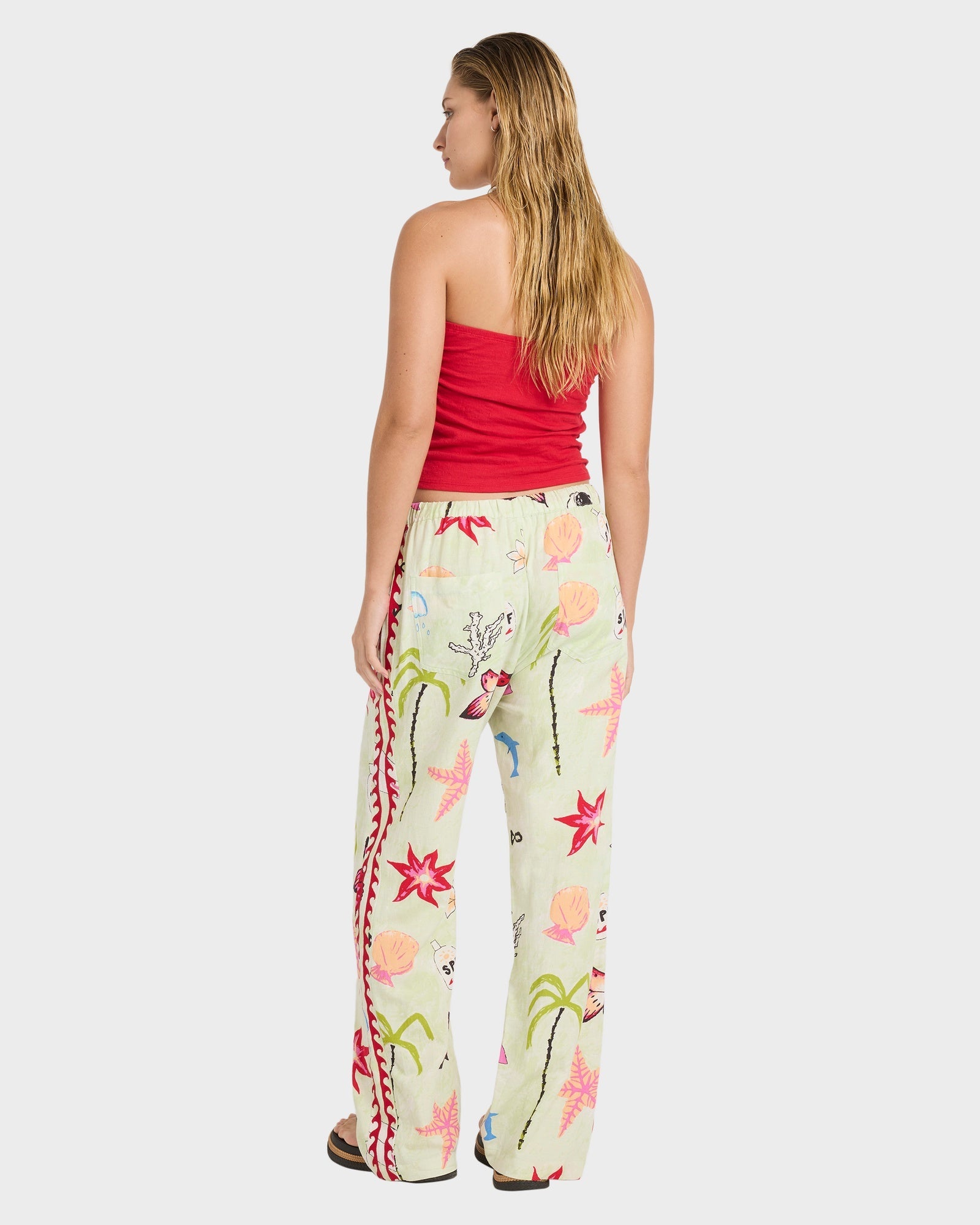 Womens Lottie Hall Elastic Pants