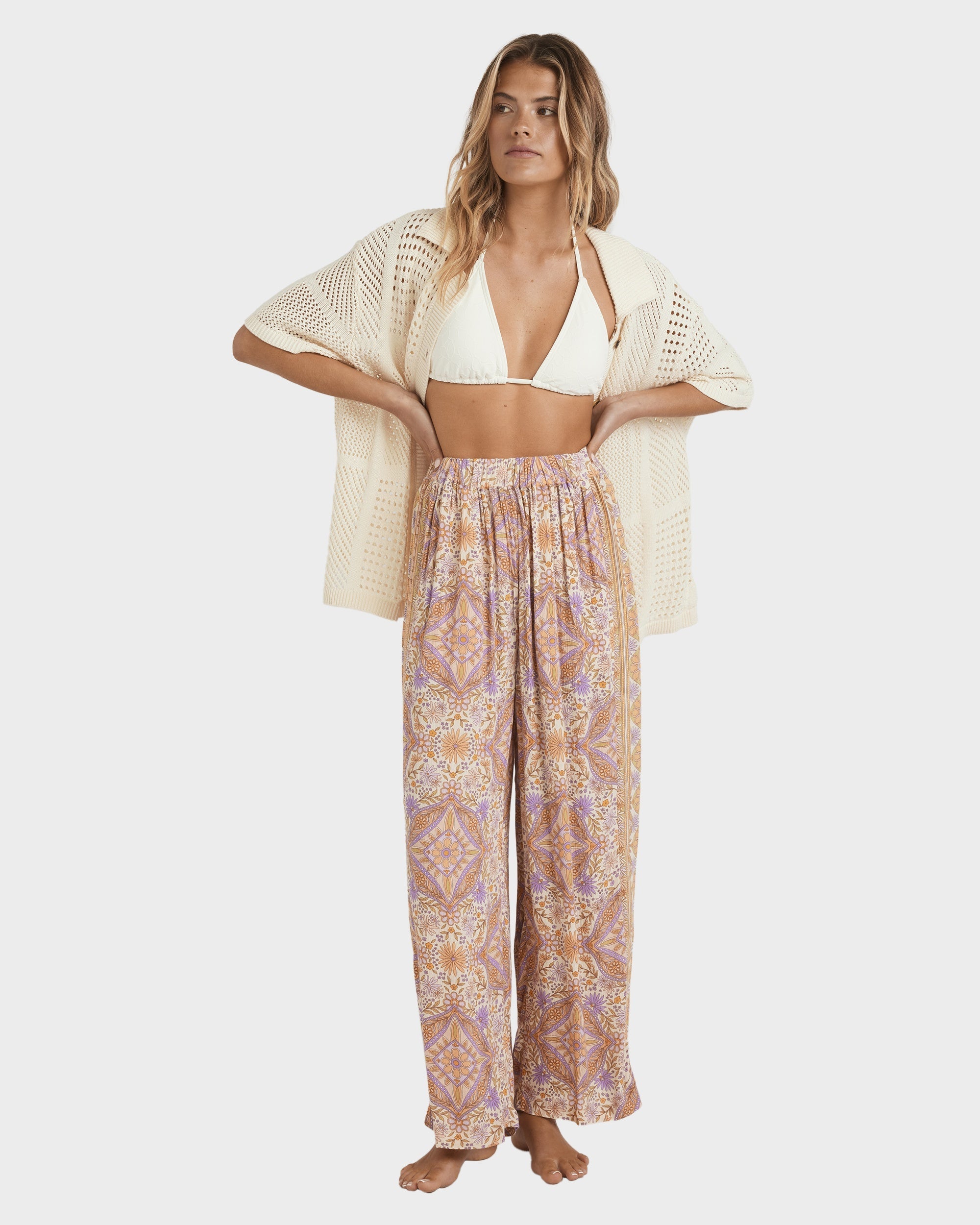 Womens Just For You Elastic Waist Pants