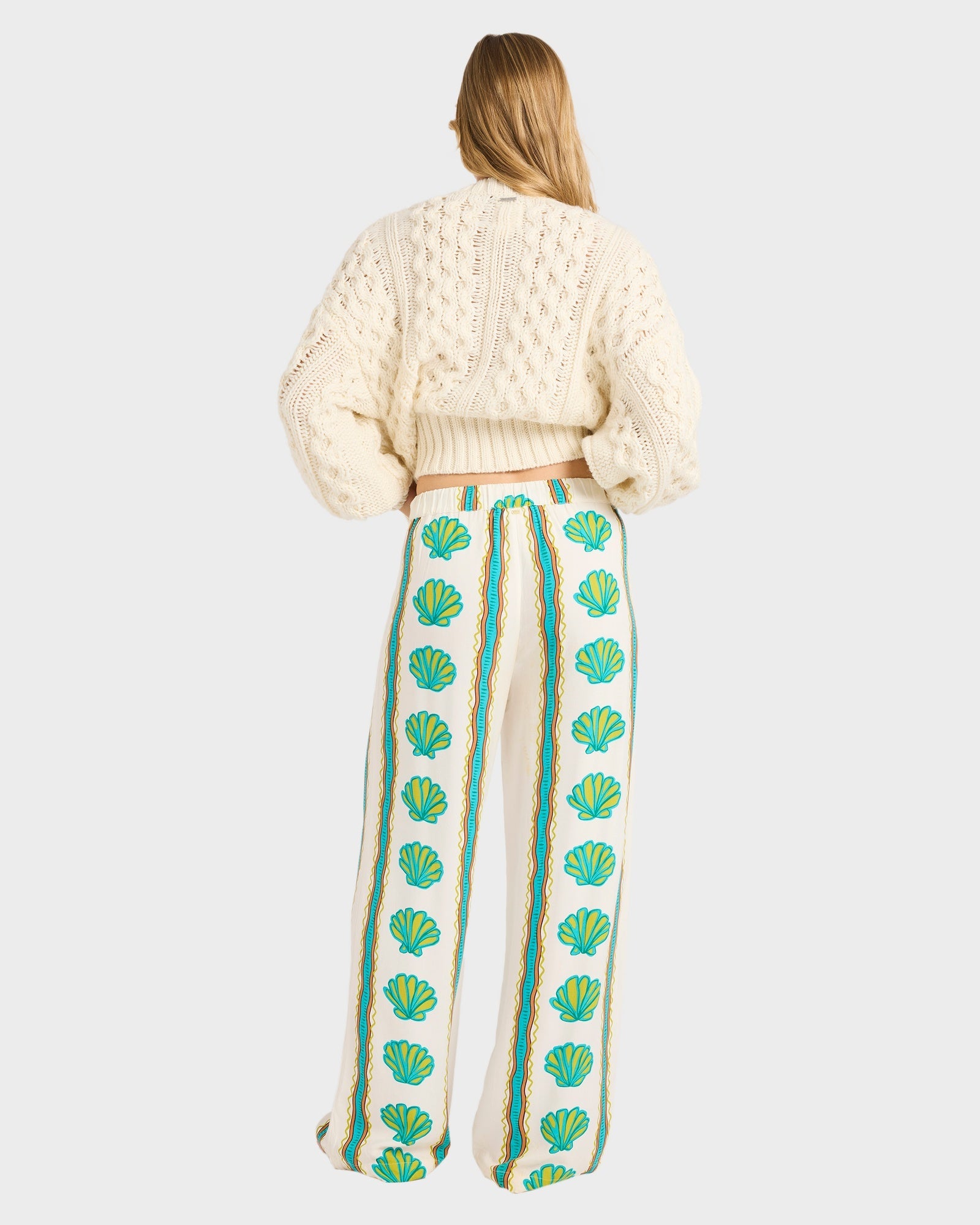 Womens Coastal Crush Elastic Pants