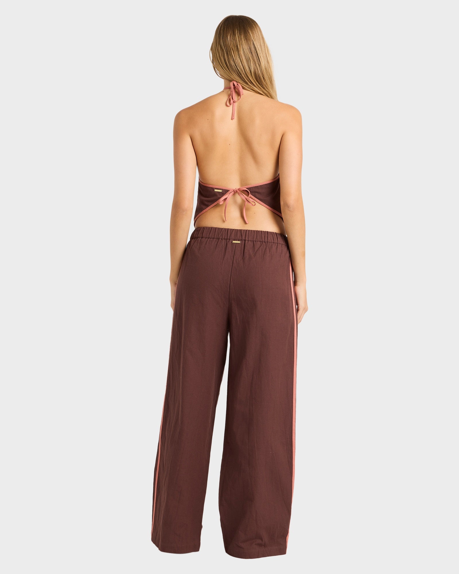 Womens Coastal Crush Elastic Pants