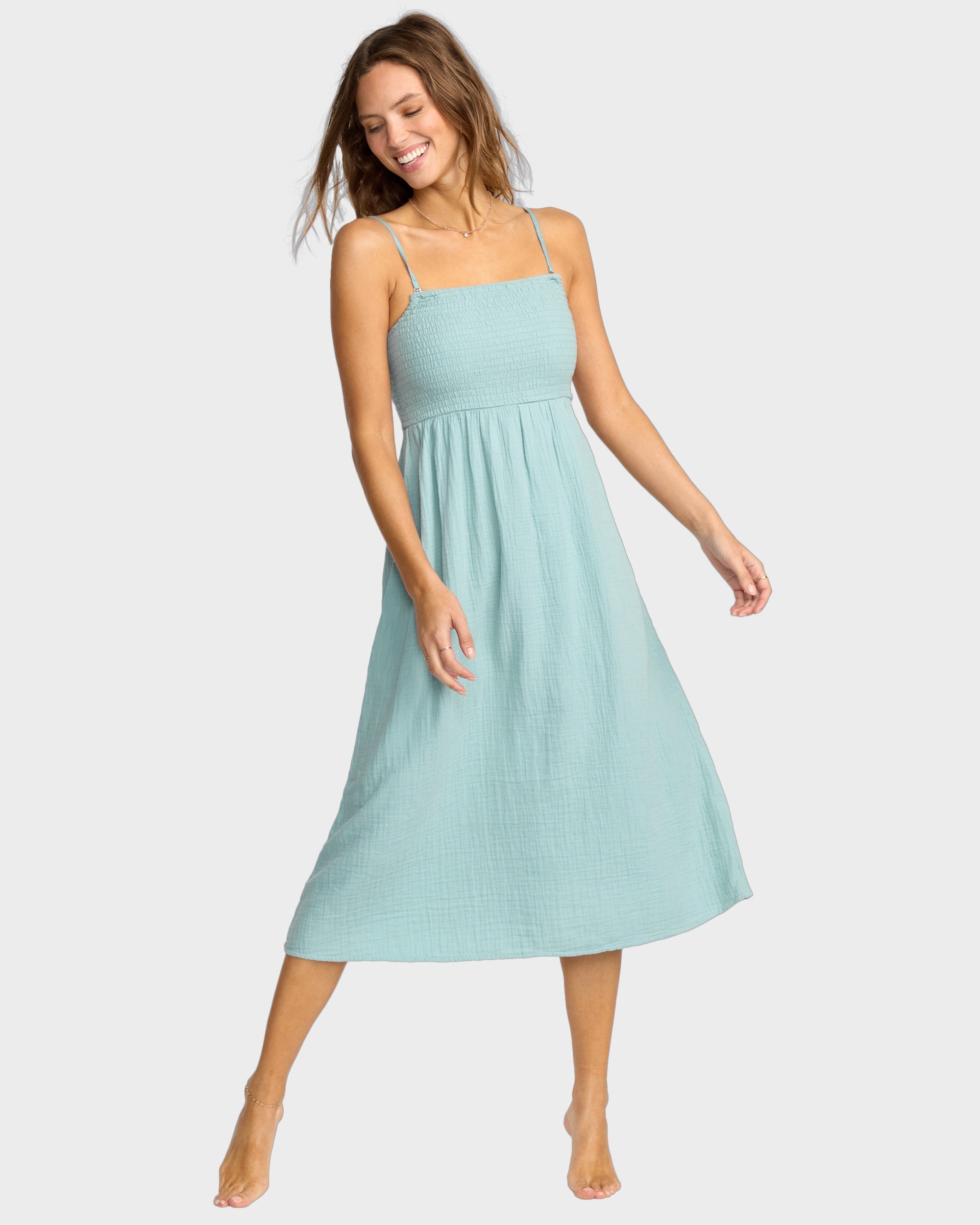Womens Off The Coast Midi Dress