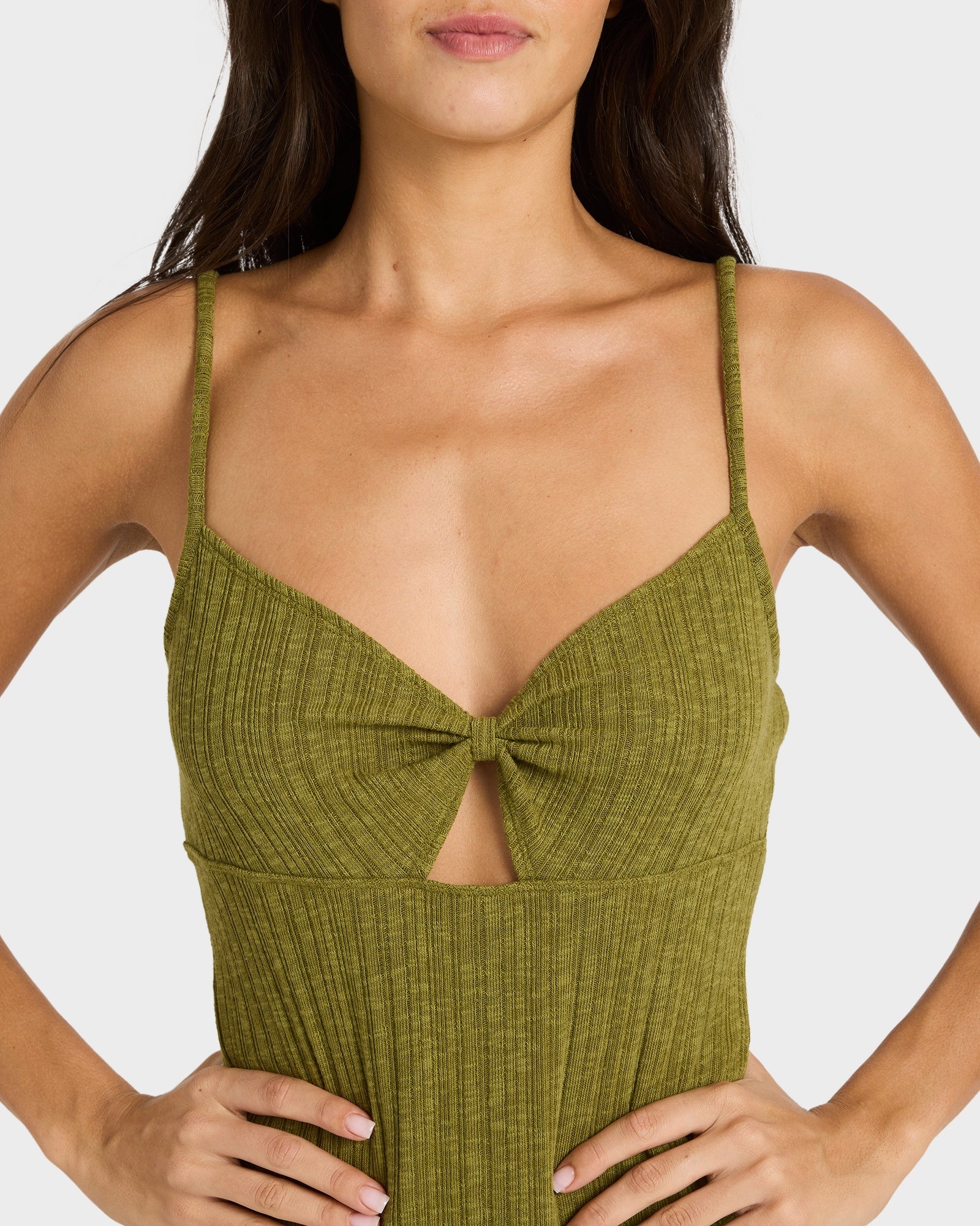 Womens Sweet Moves Knit Midi Dress
