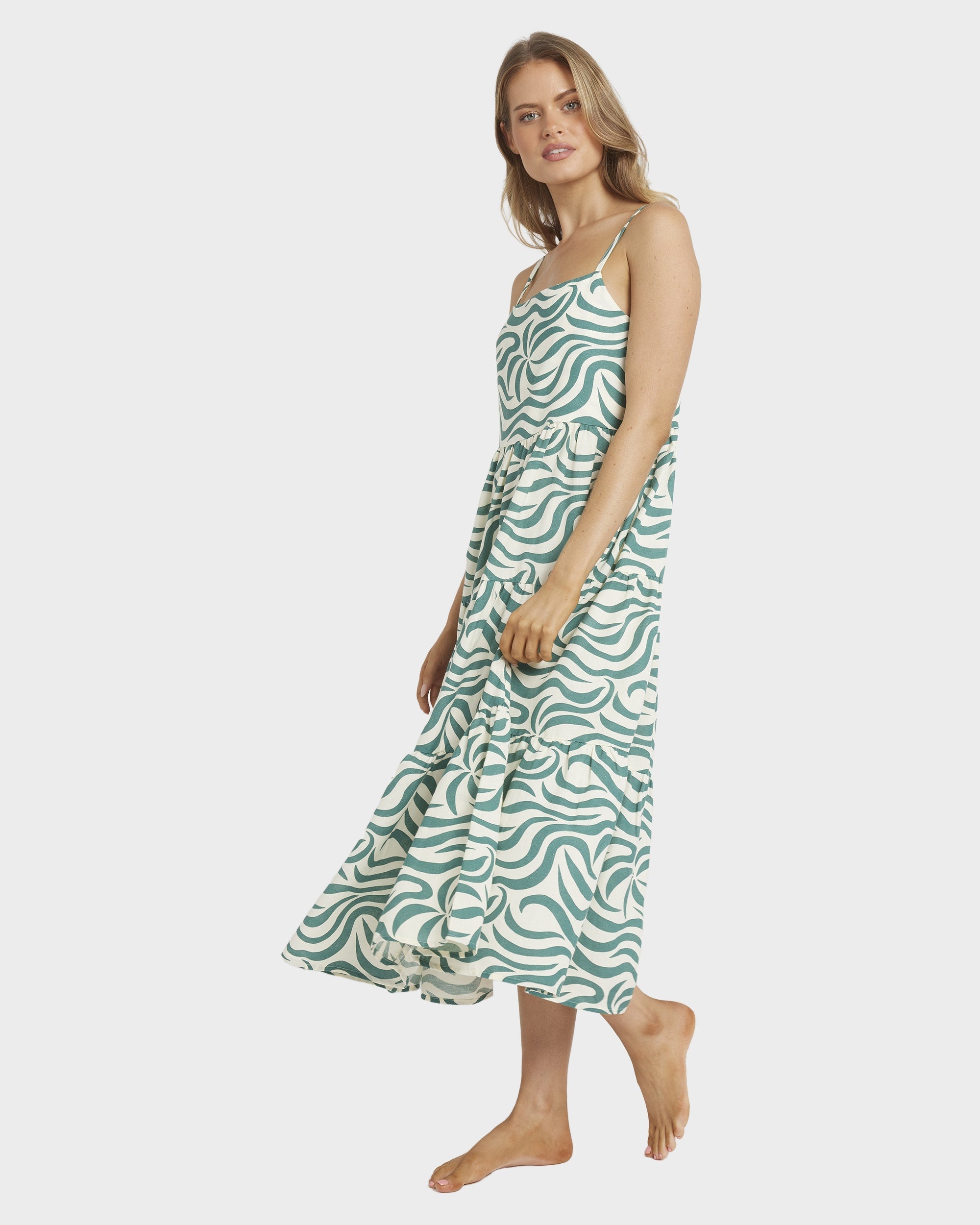 Womens All The Waves Maxi Dress