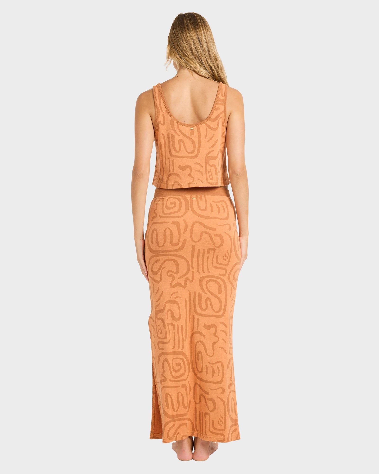 Womens Embers Knit Midi Skirt