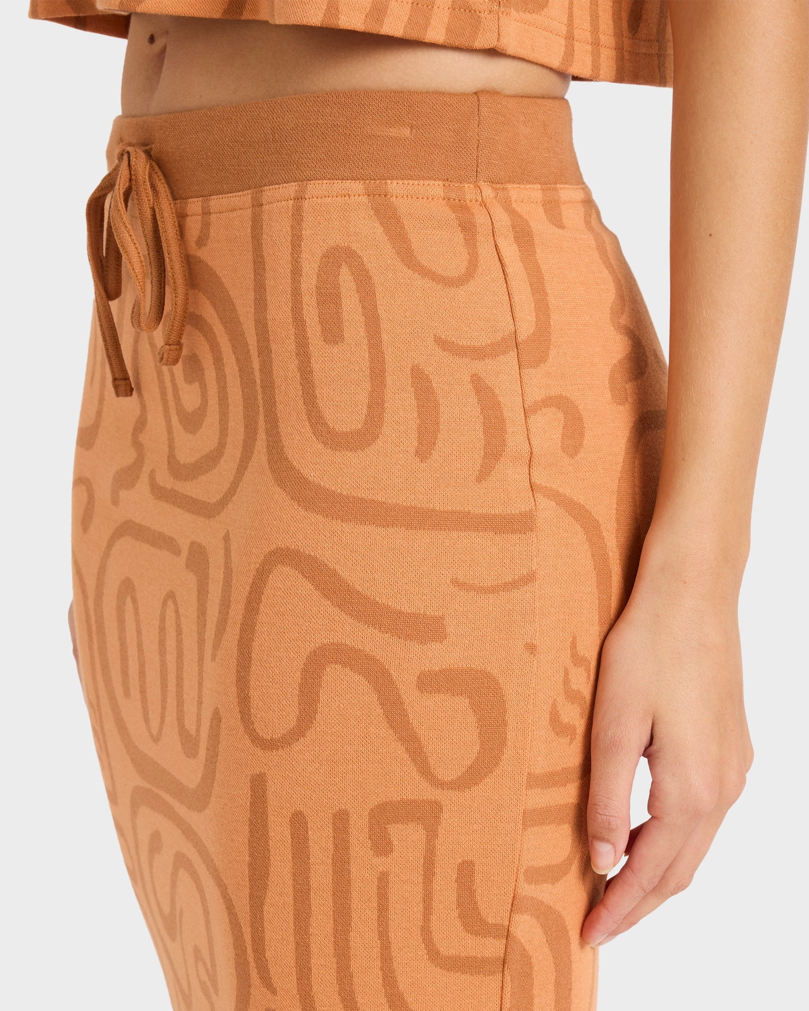 Womens Embers Knit Midi Skirt