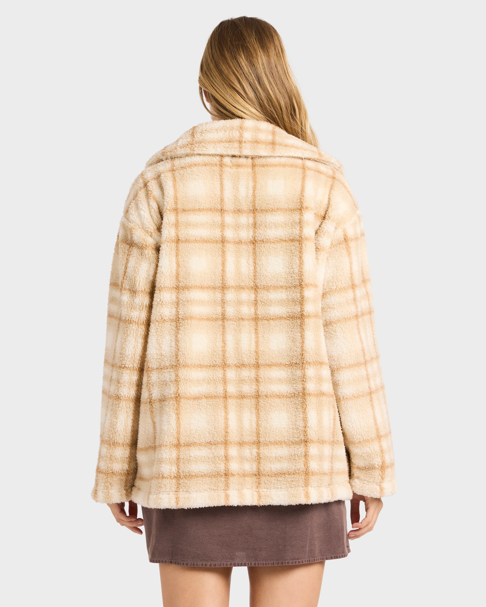 Womens Check Ya Fleece Jacket