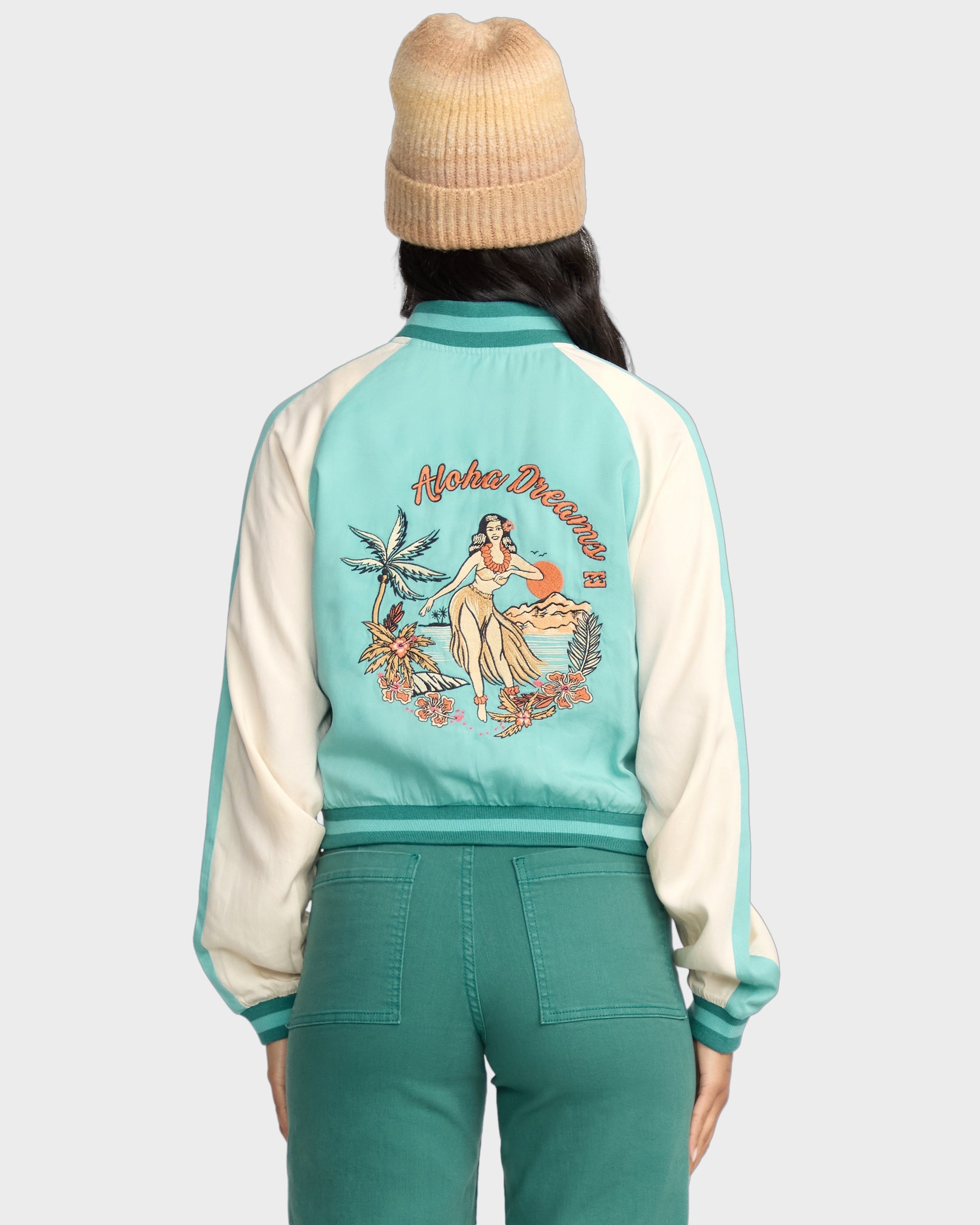 Womens Dream Vacation Bomber Jacket