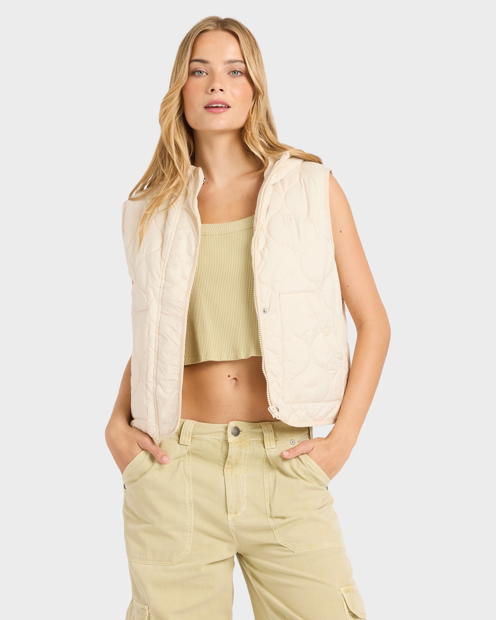 Womens Cliffs Quilted Lightweight Vest