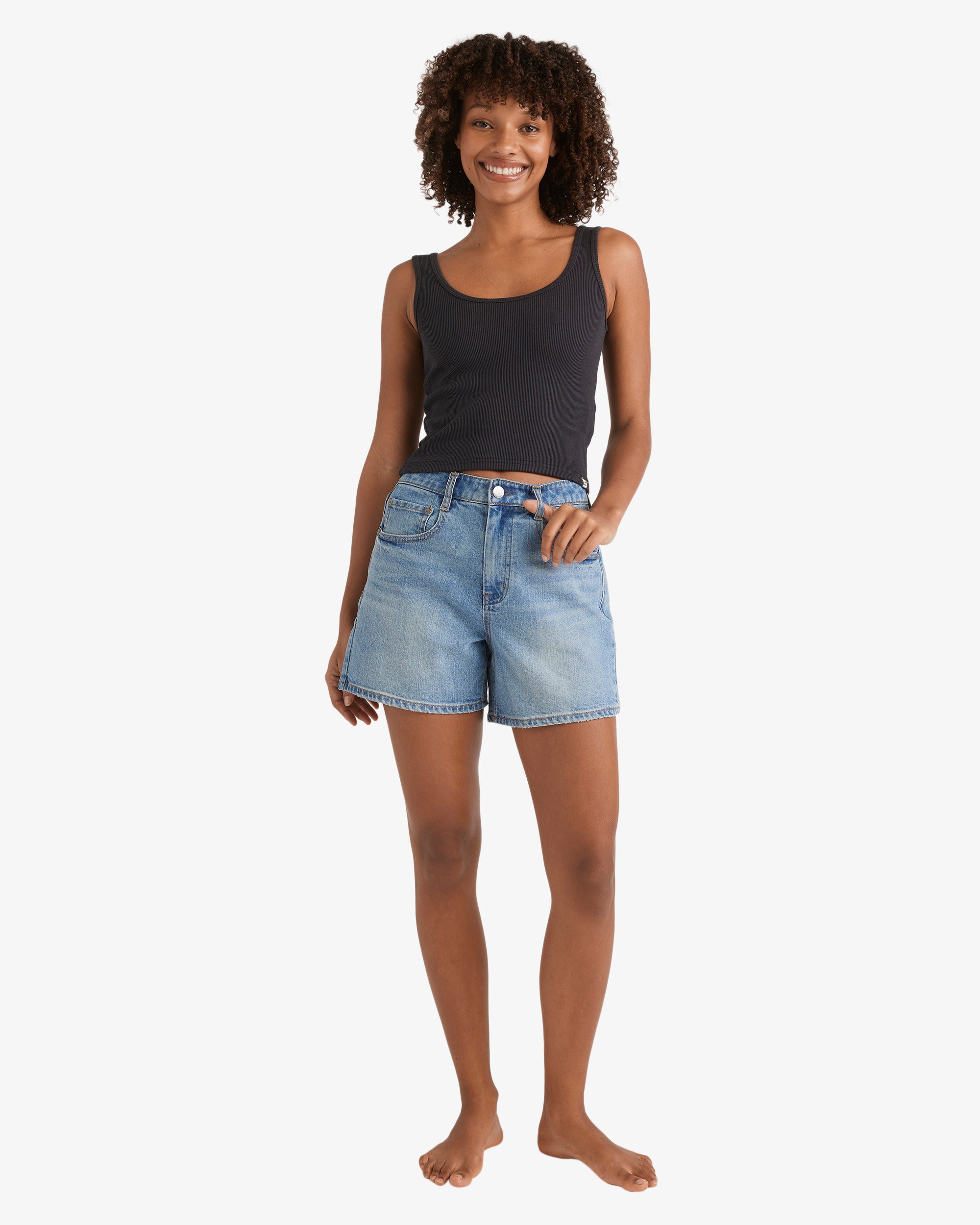 Womens Shifter Denim Shorts