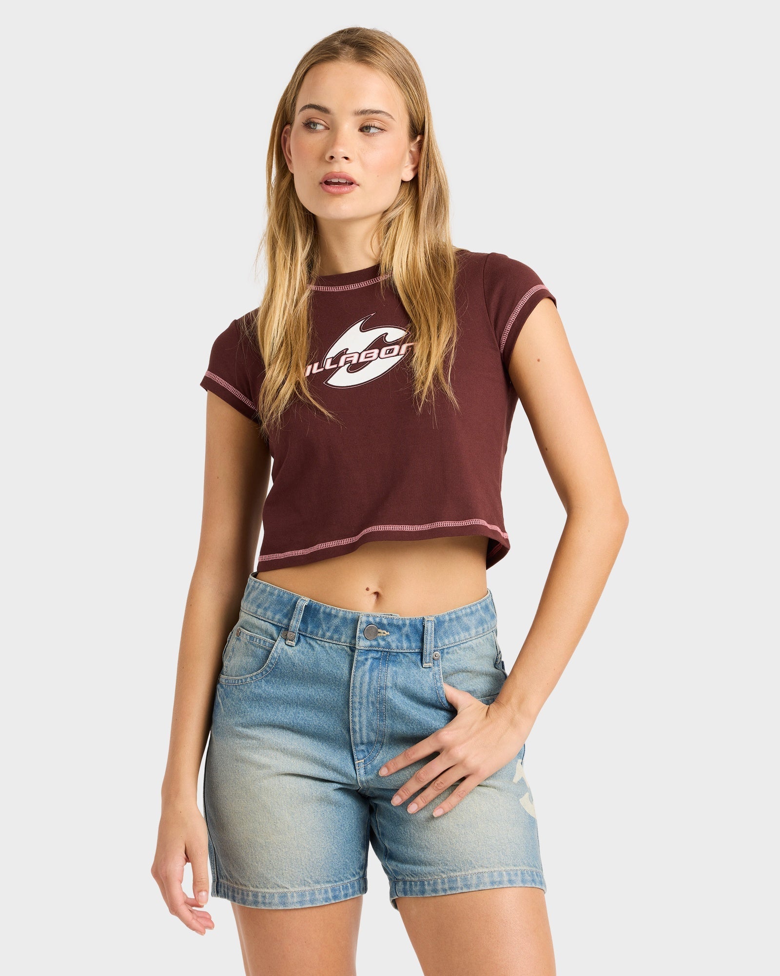 Womens Funster Denim Shorts