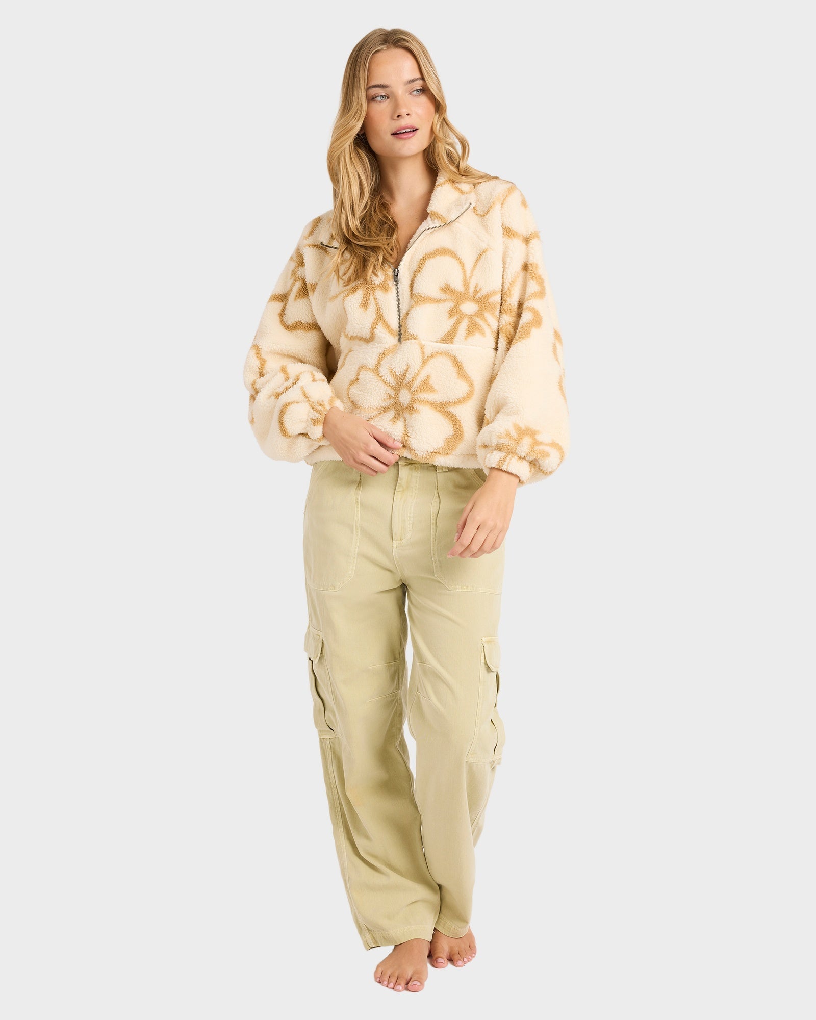 Womens Last Time Half Zip Pullover