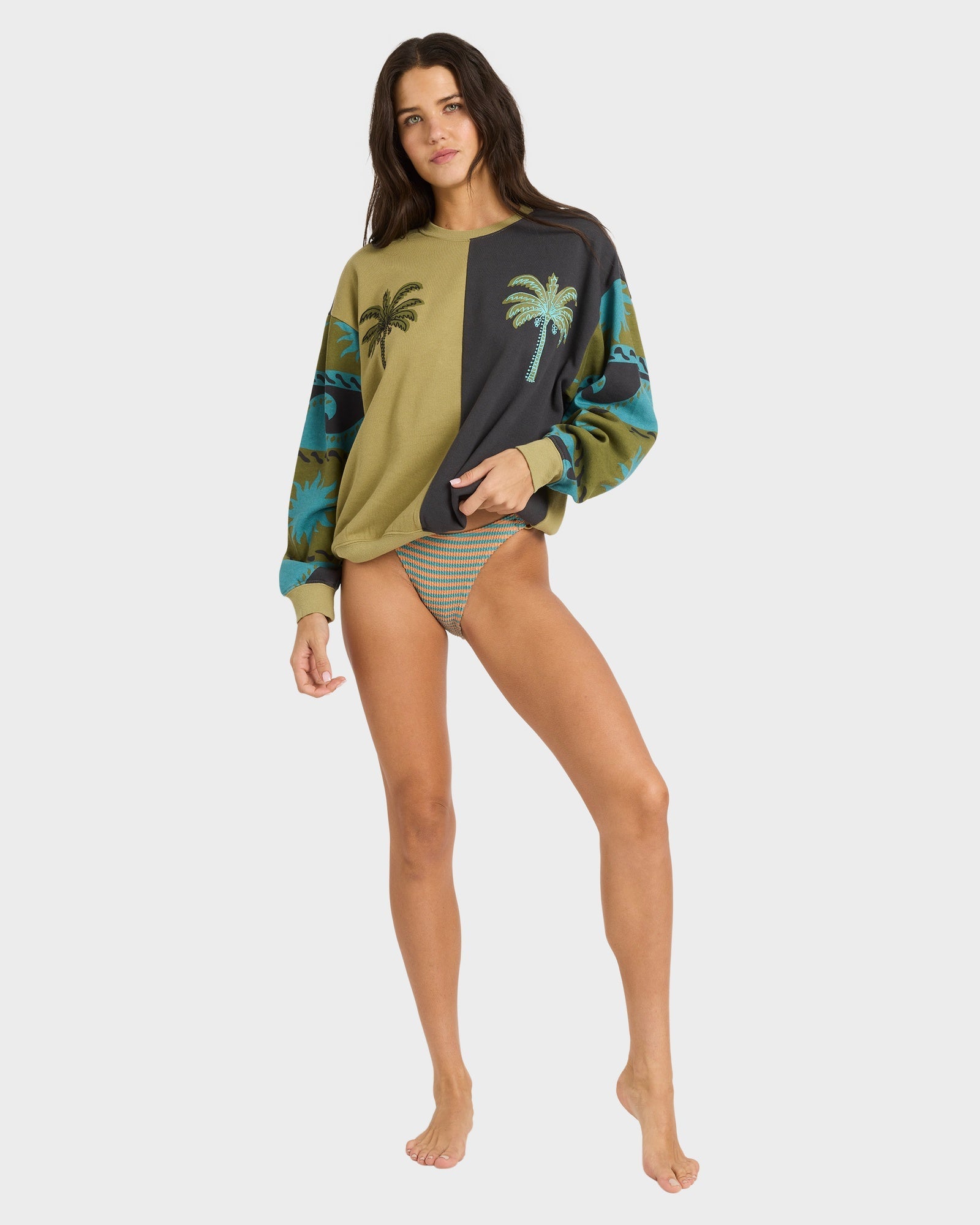 Womens Split Palm Kendal Crew Neck