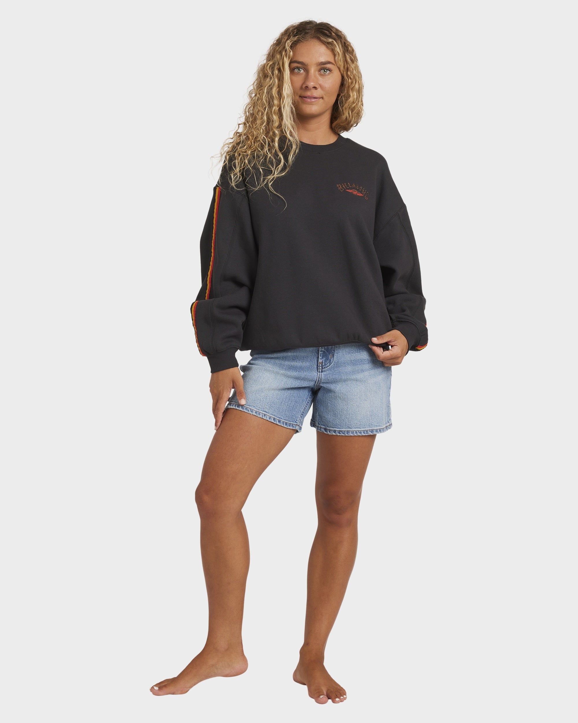 Womens Otis Arch Diamond Crew Neck