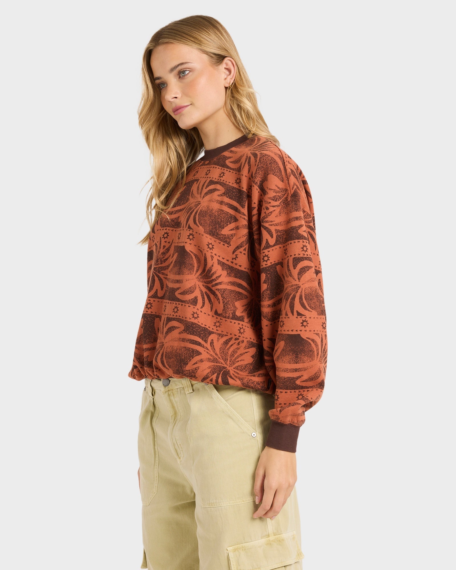 Womens Vida Palms Crew Neck