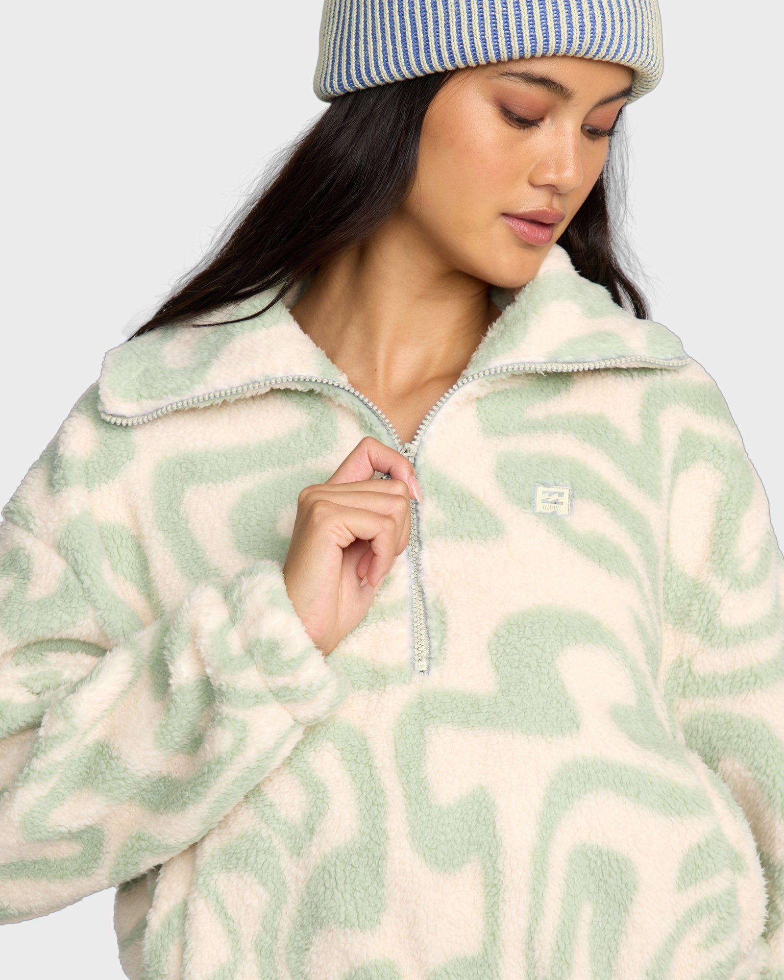 Womens Barra Half Zip Hoodie