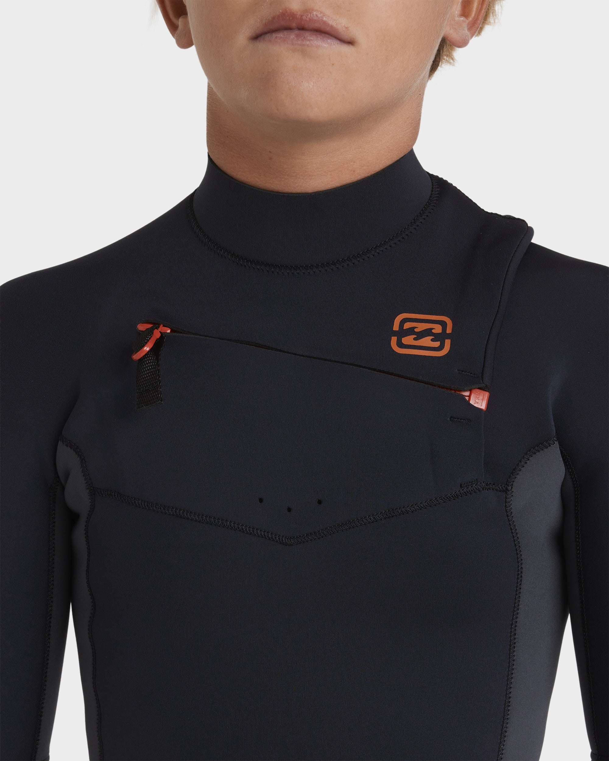 Boys 8-16 2/2mm Absolute Natural Chest Zip GBS Springsuit