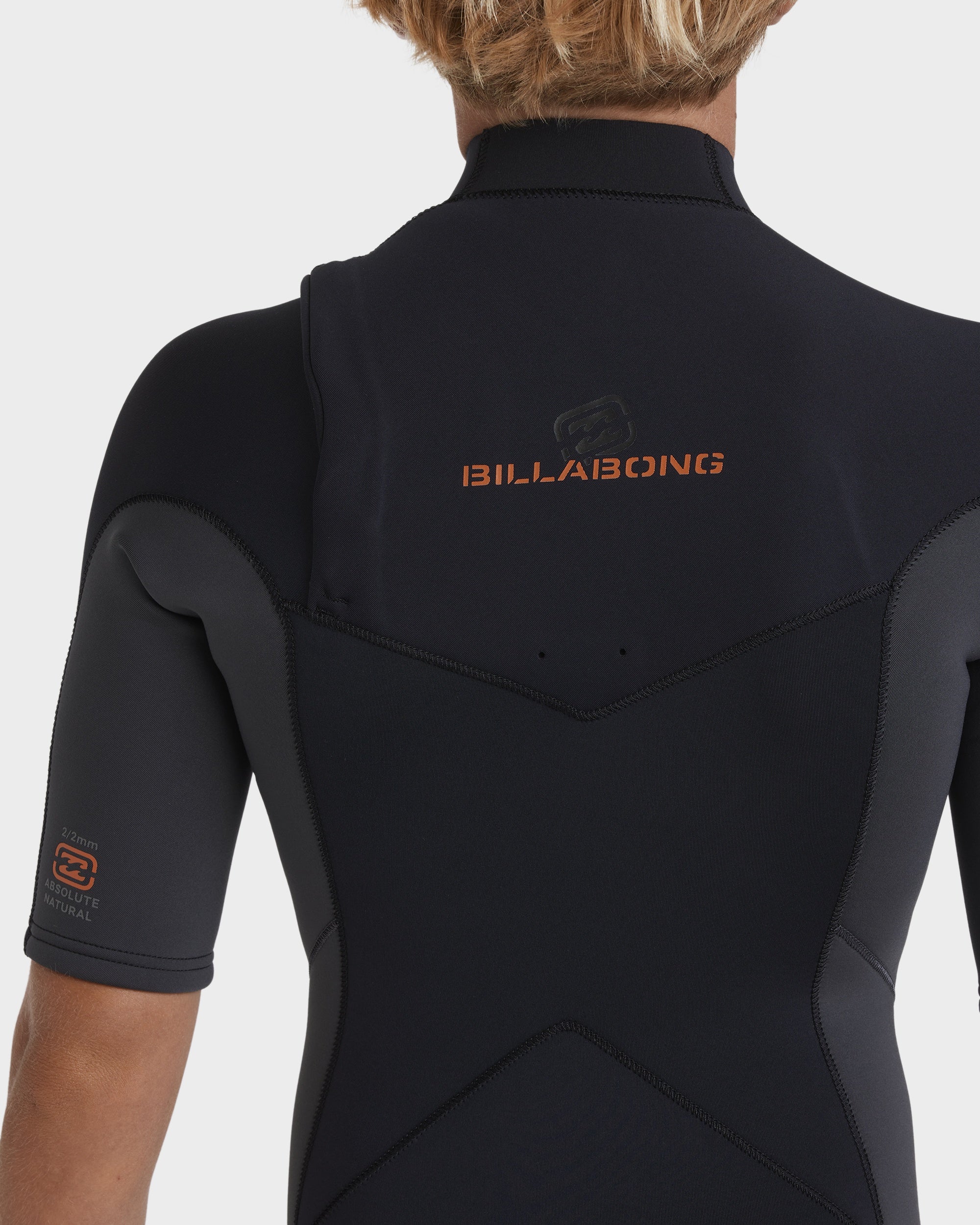 Boys 8-16 2/2mm Absolute Natural Chest Zip GBS Springsuit