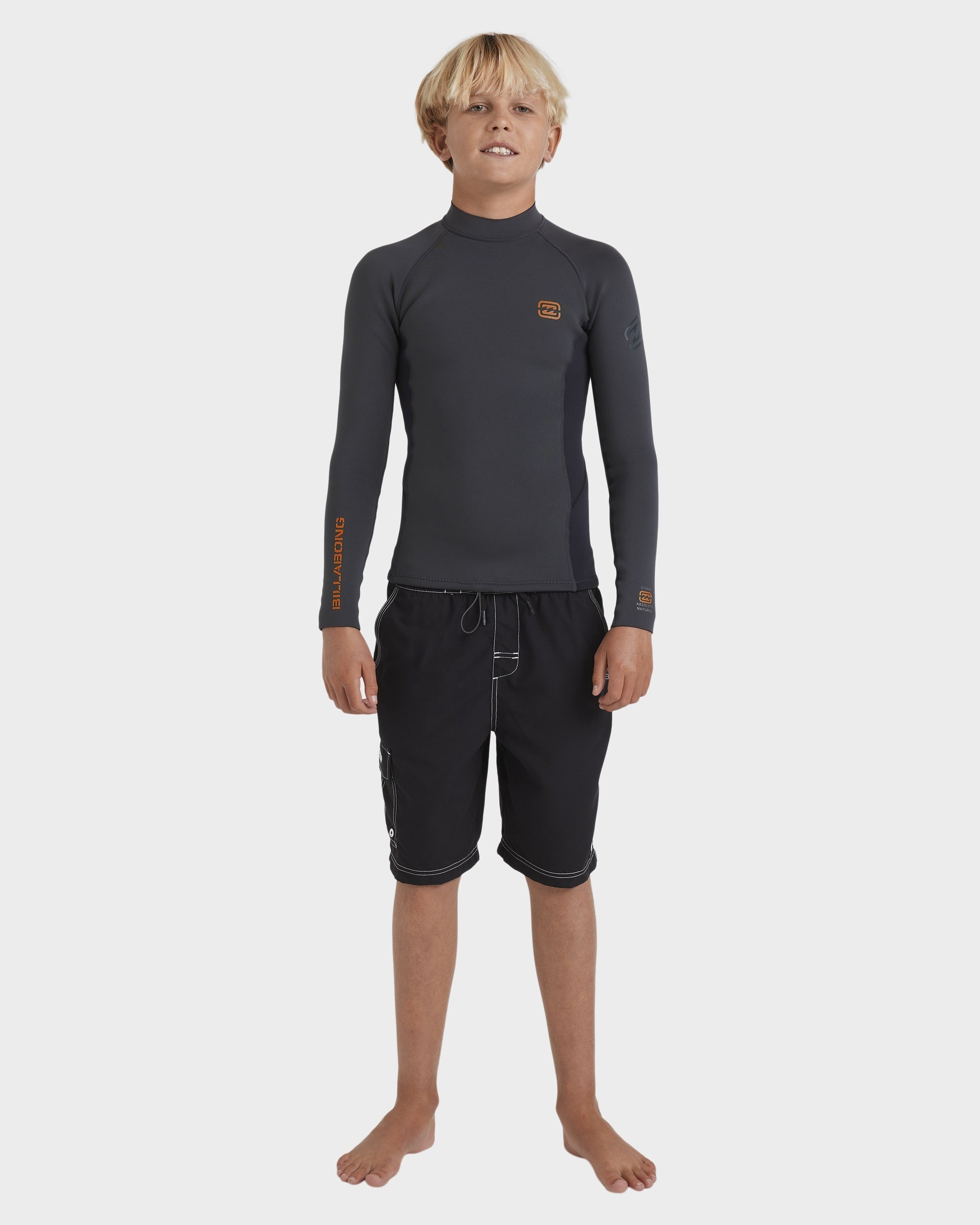 Boys 8-16 1/1mm Absolute Natural Long Sleeve Wetsuit