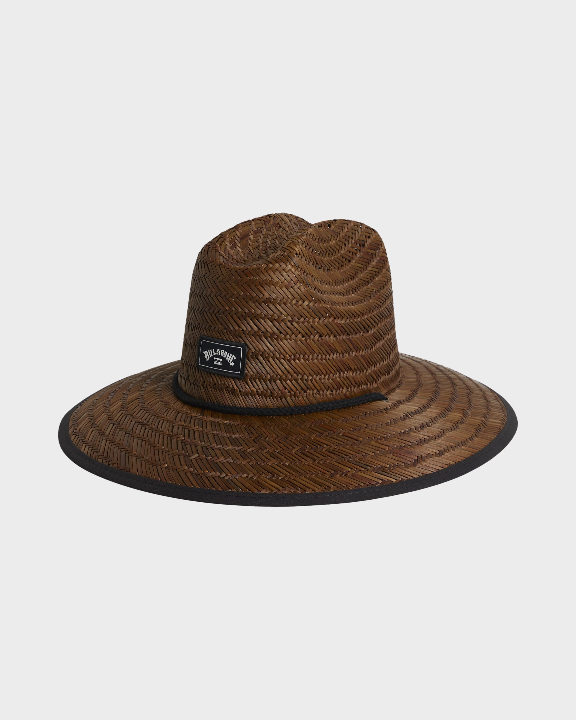 Mens Tides Print Straw Hat