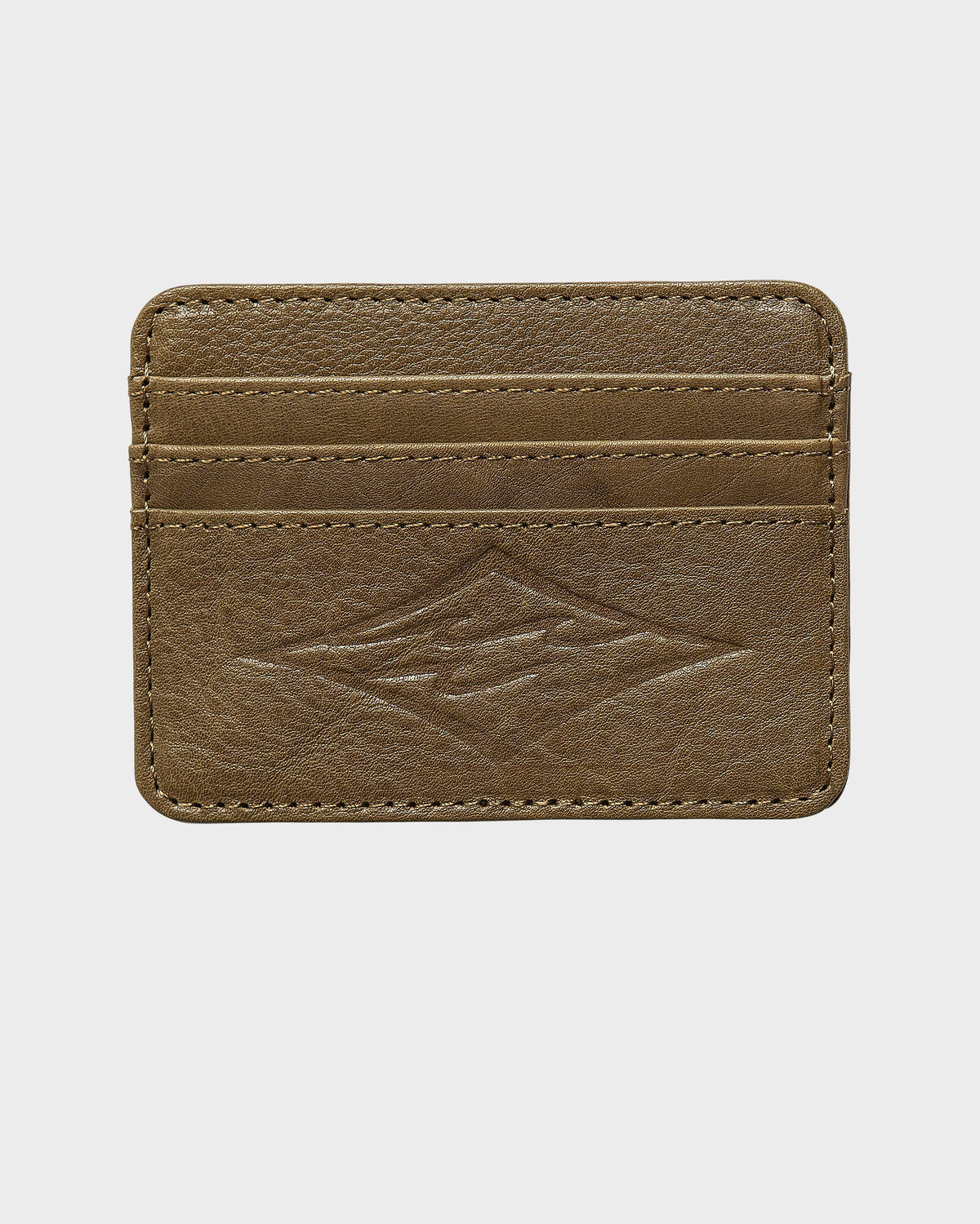 Mens Diamond Leather Cardholder