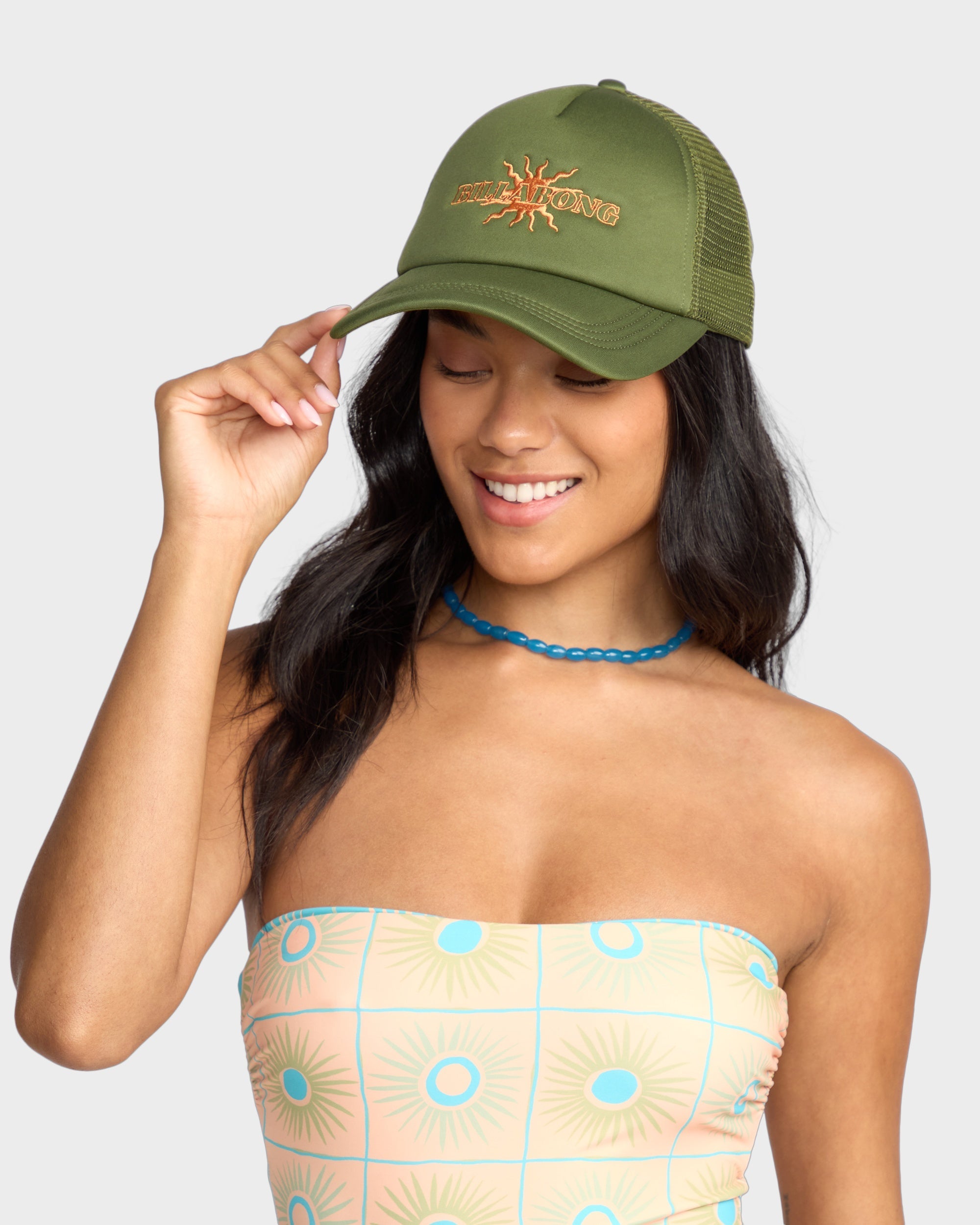 Womens Across Waves Trucker Cap