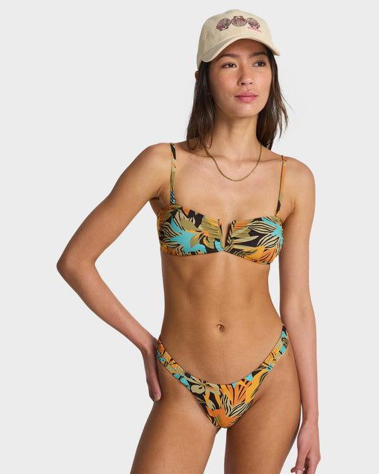 Womens Des Tropiques V Bandeau Bikini Top