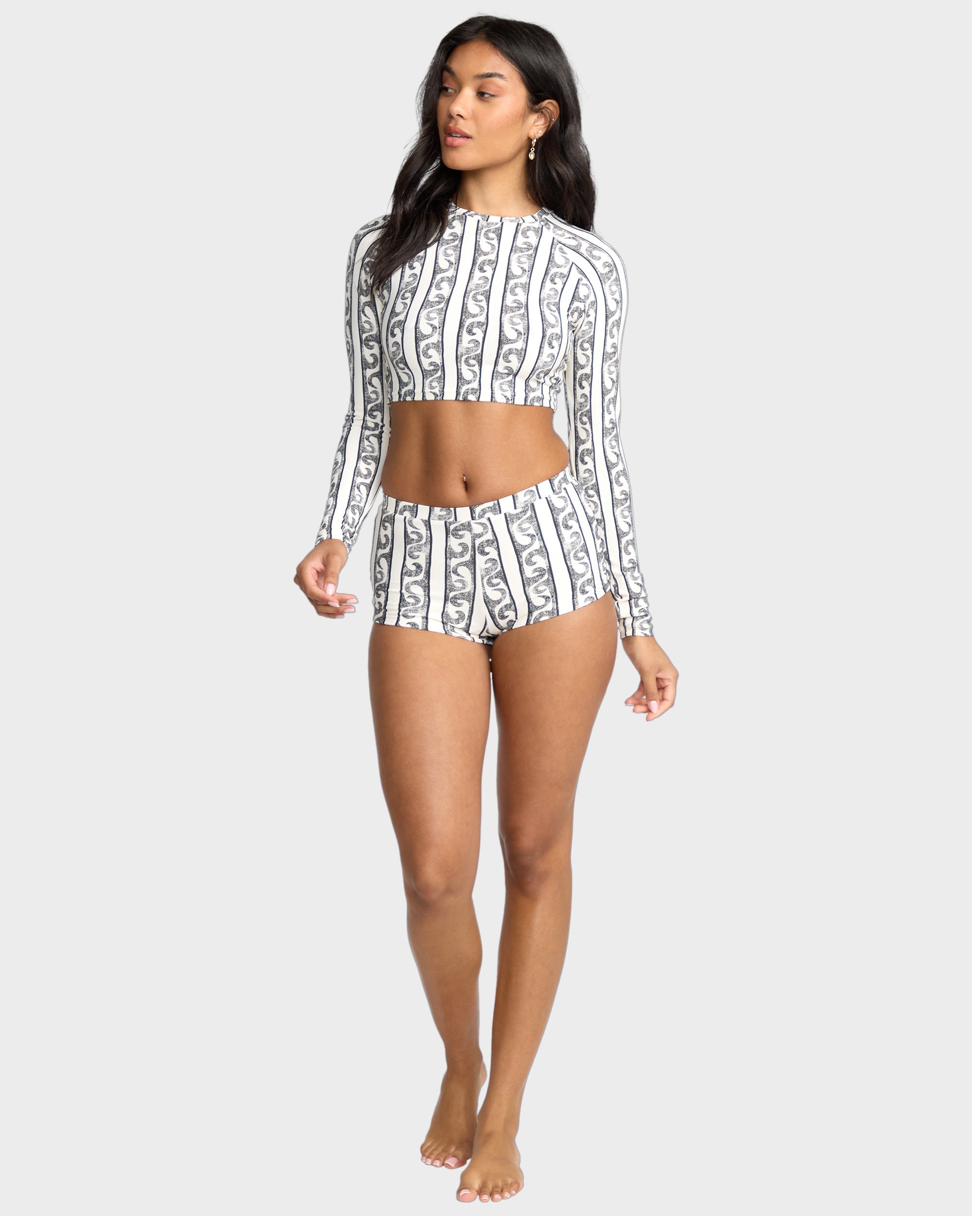 Womens Wave Watcher Palma Short Bikini Bottom