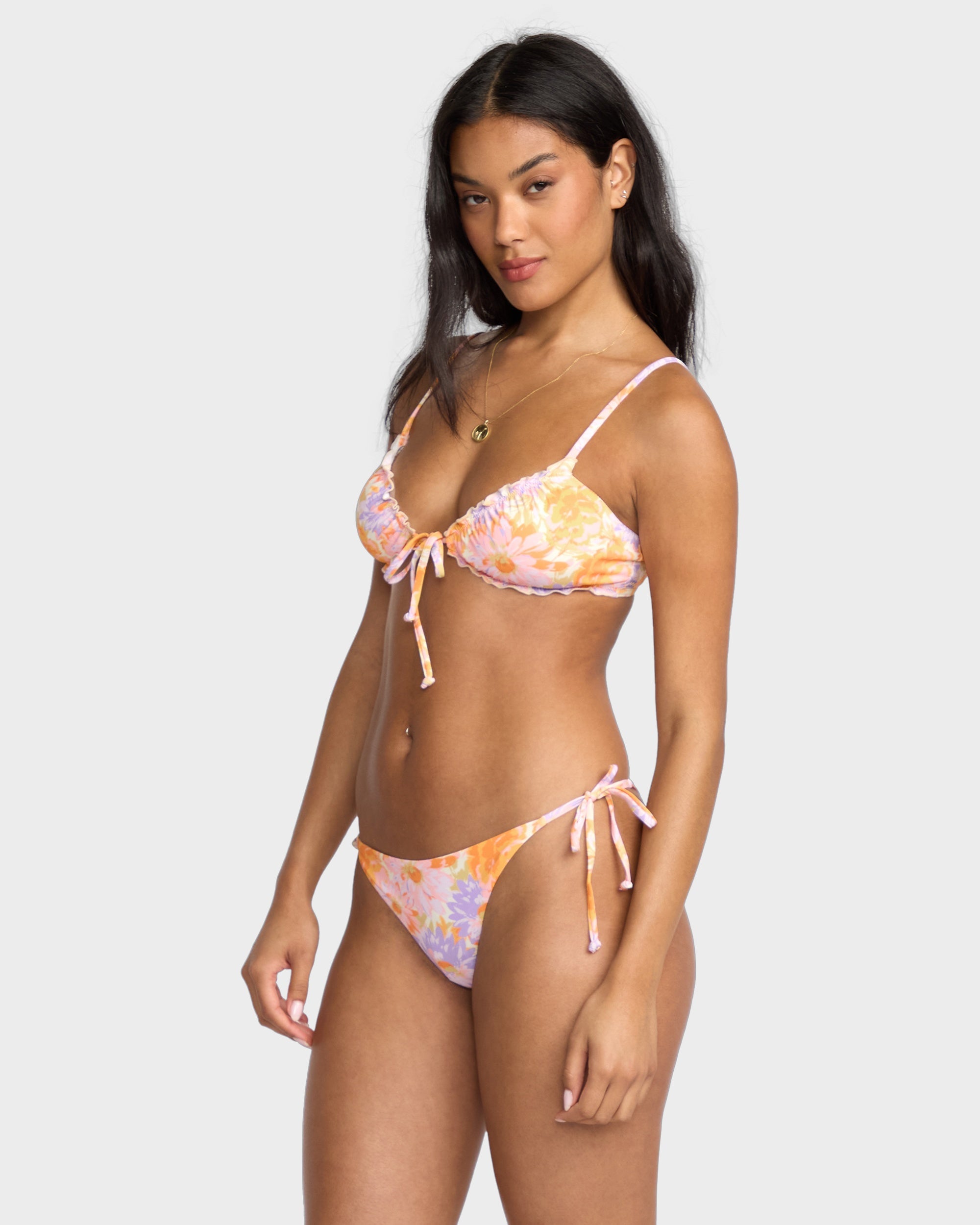 Womens Sweet Surprise Tie Side Tanga Bikini Bottom