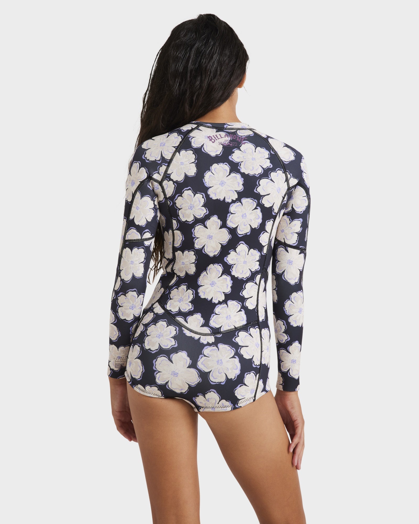 Girls 8-14 Salty Dayz Natural Long Sleeve Springsuit