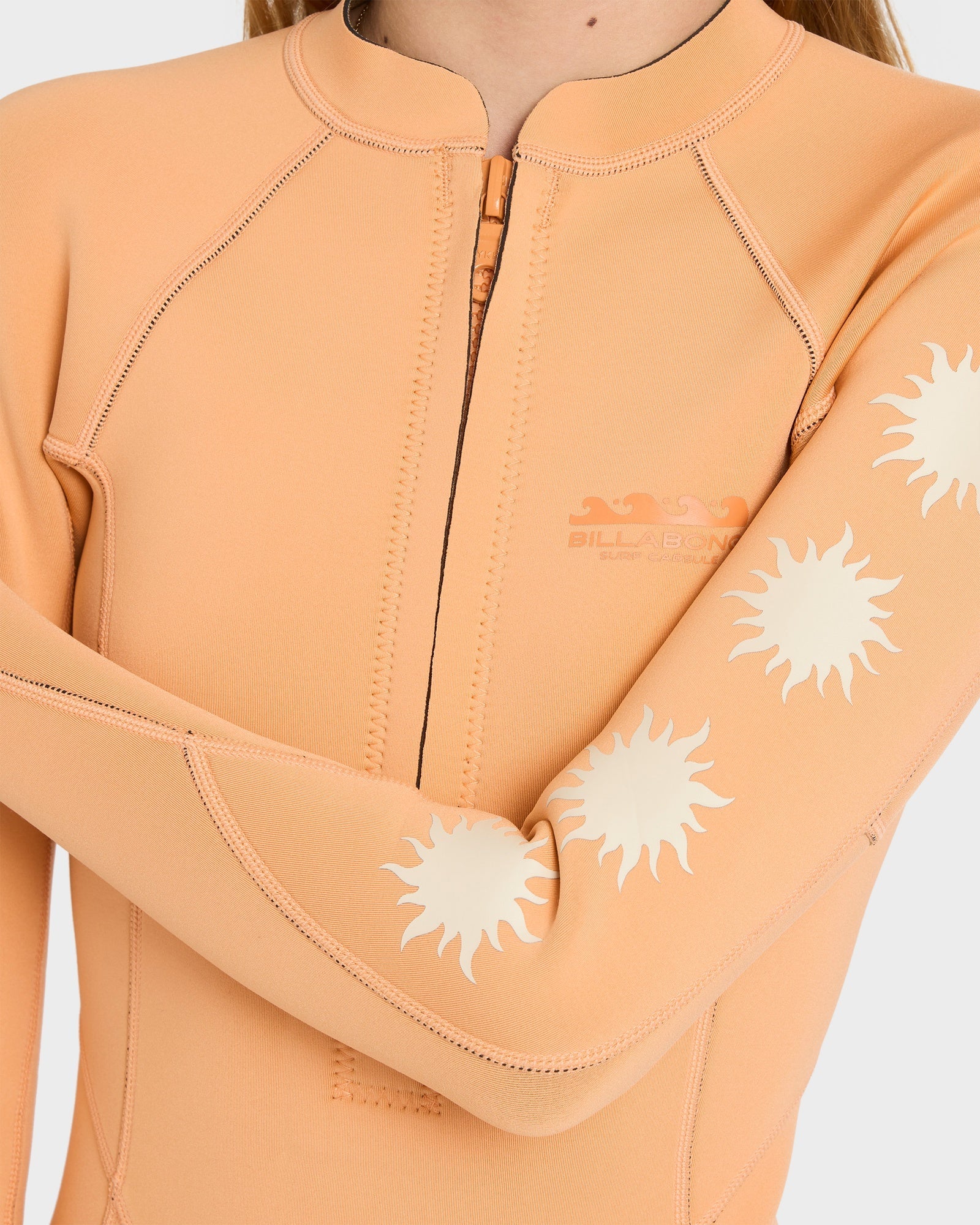 Girls 8-14 2/2mm Teen Salty Dayz Nat Long Sleeve Springsuit