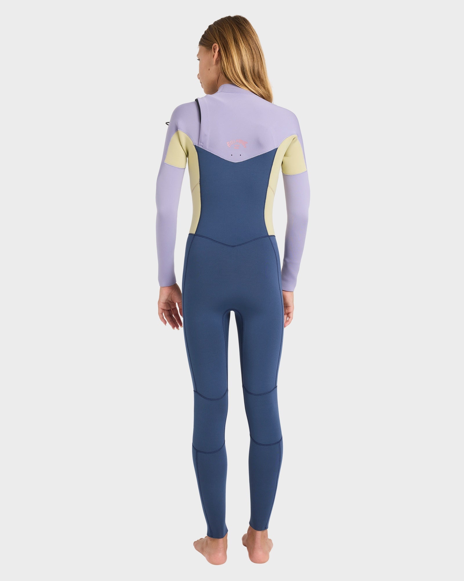 Girls 8-14 4/3 mm Synergy Natural Chest Zip GBS Steamer Wetsuit