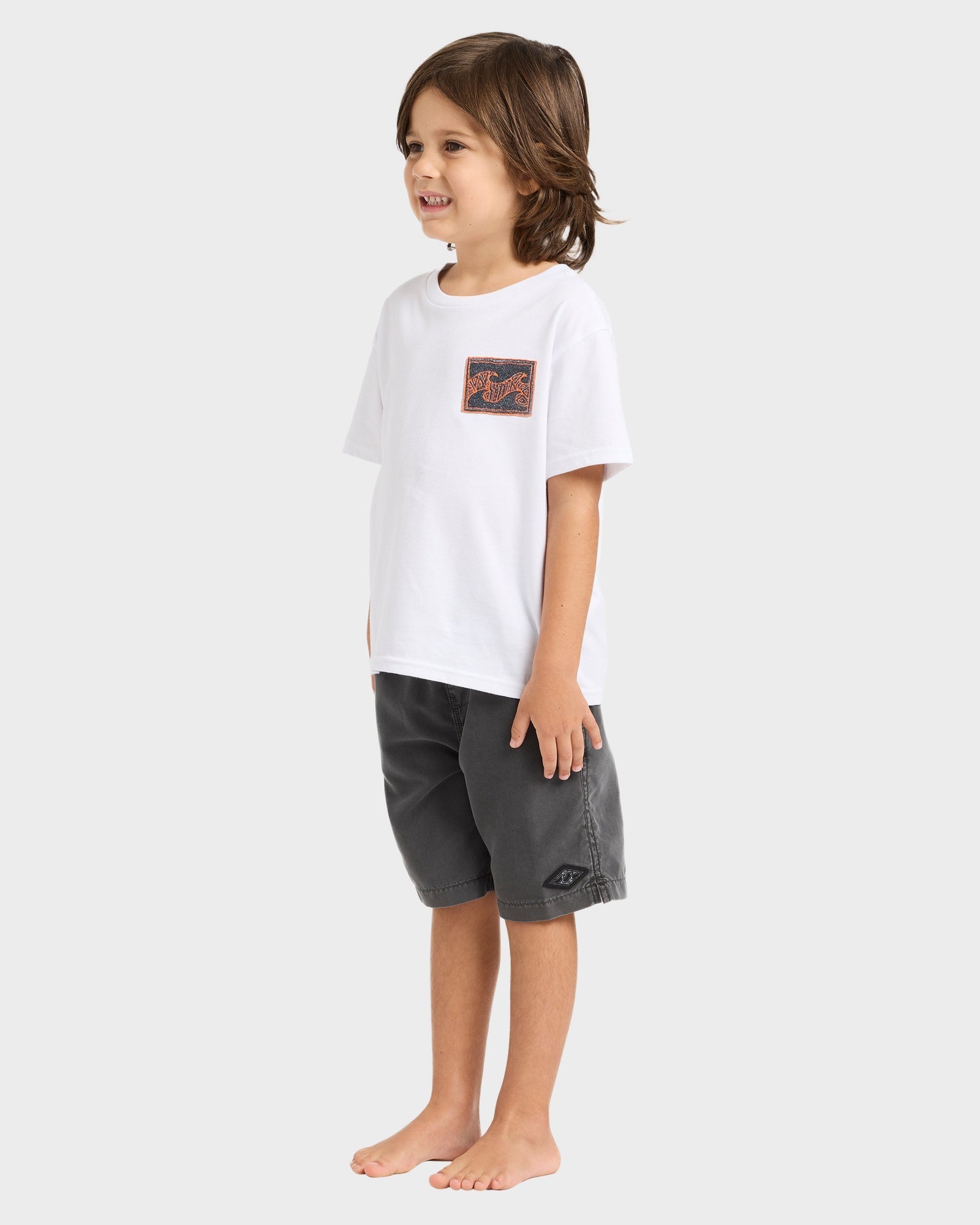 Boys 0-7 Crayon Wave T-Shirt