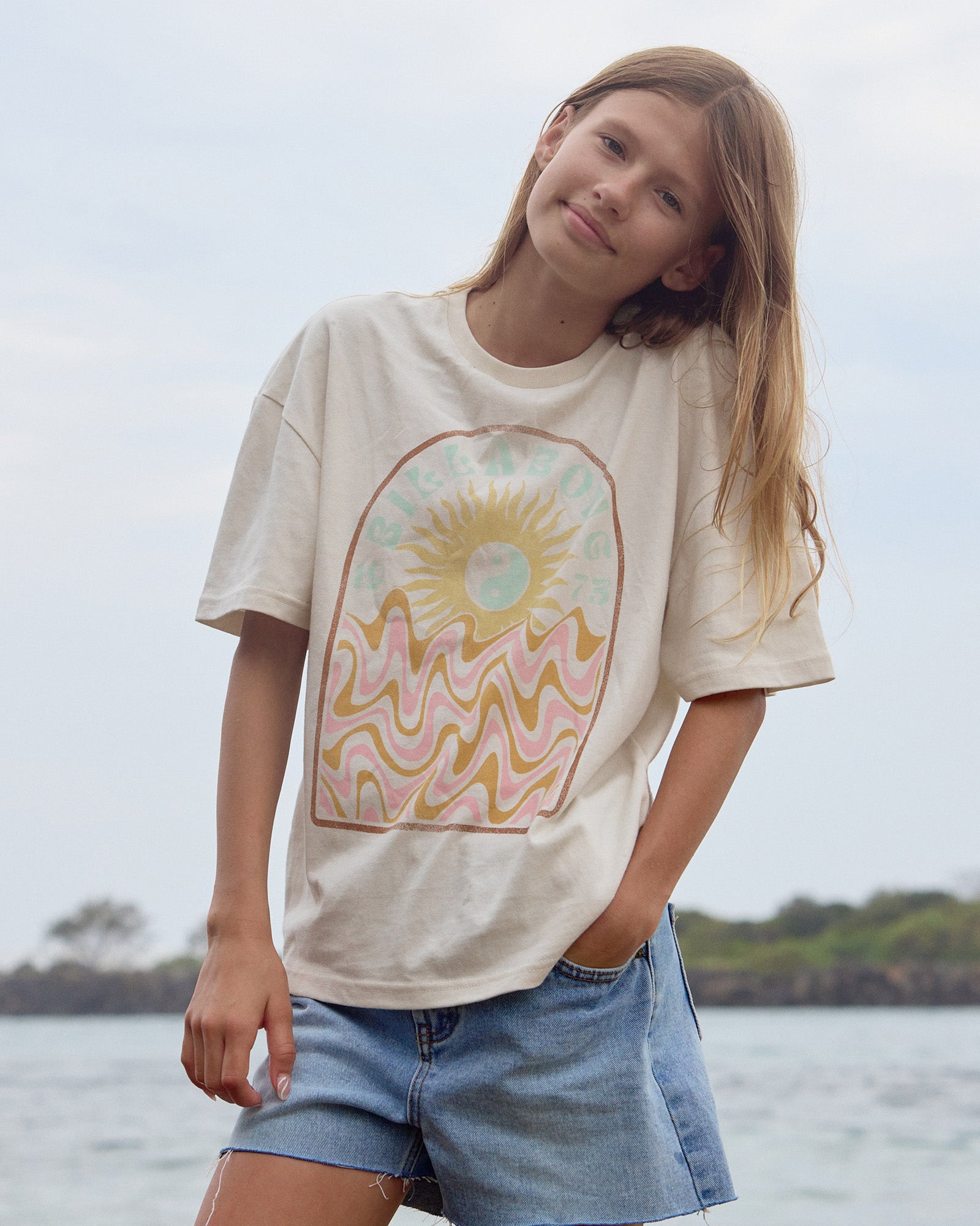 Girls 6-14 Groovy Nature T-Shirt
