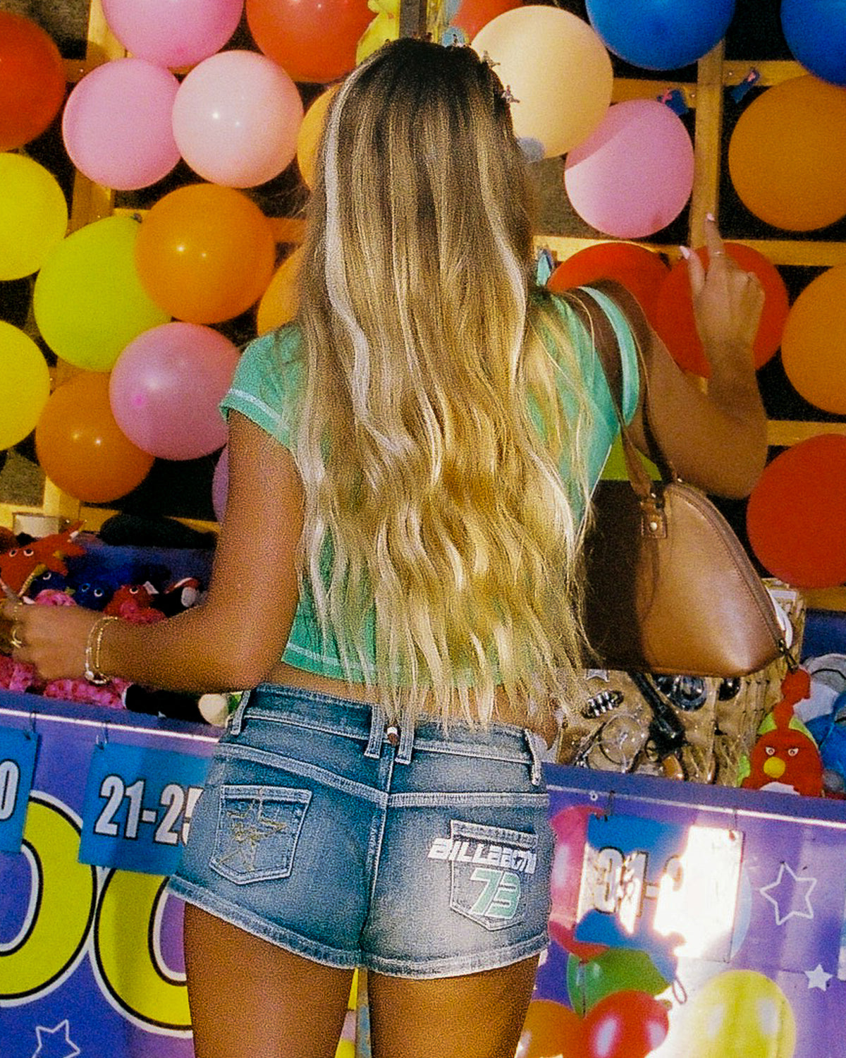 Womens Nalu Denim Shorts