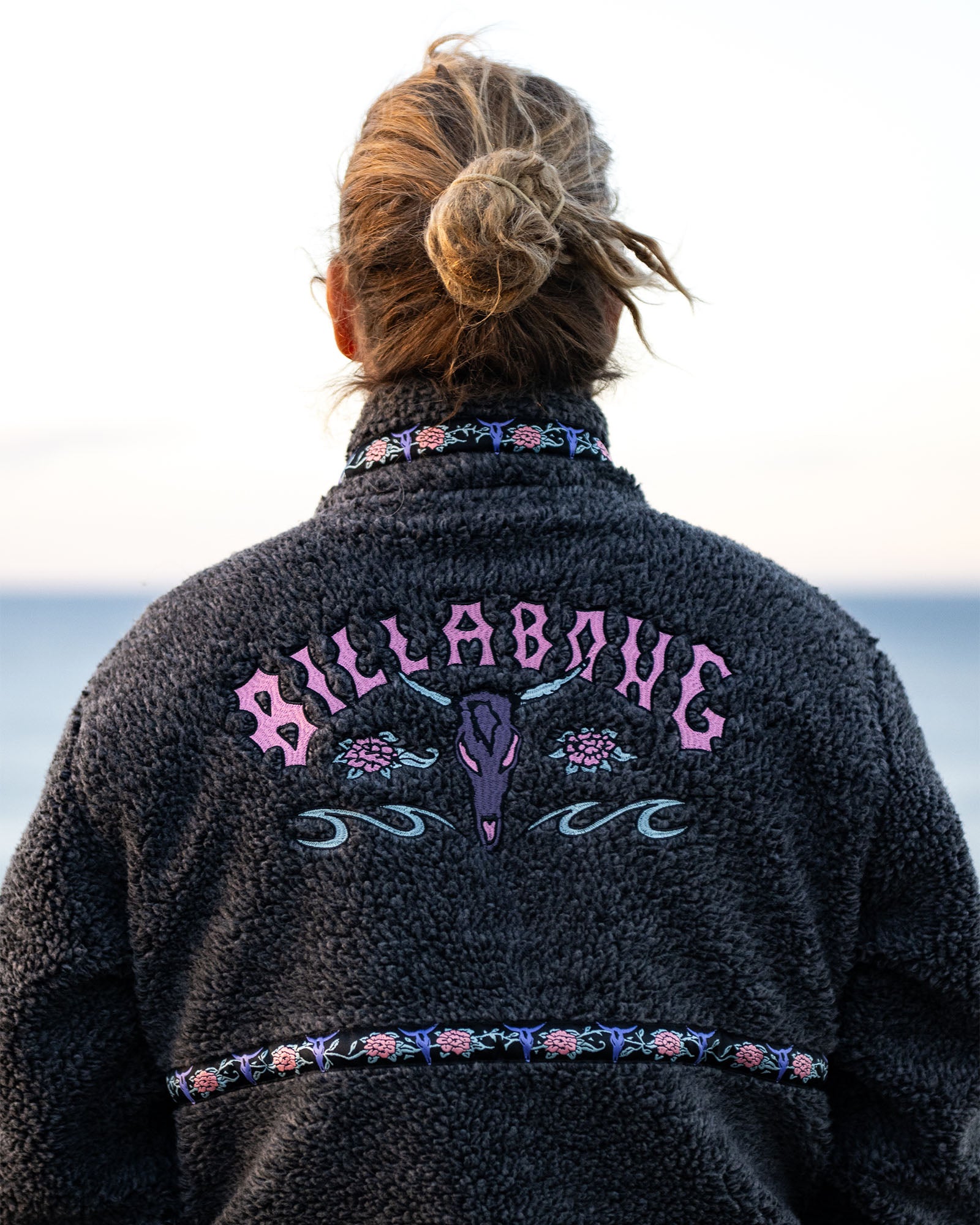 Mens Occy Tombstone Half Zip Fleece Pullover