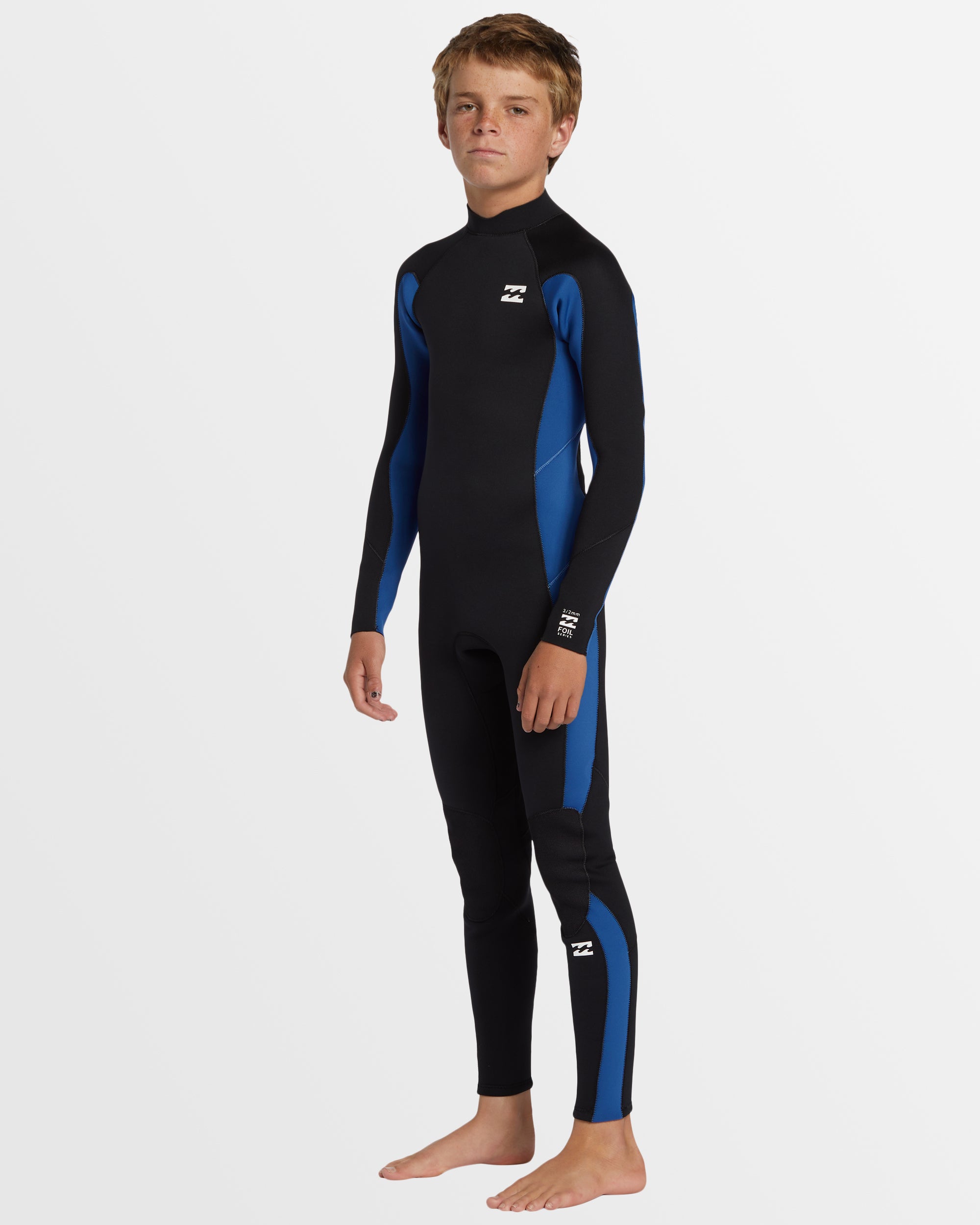 Boys 8-16 3/2mm Foil Back Zip GBS Wetsuit